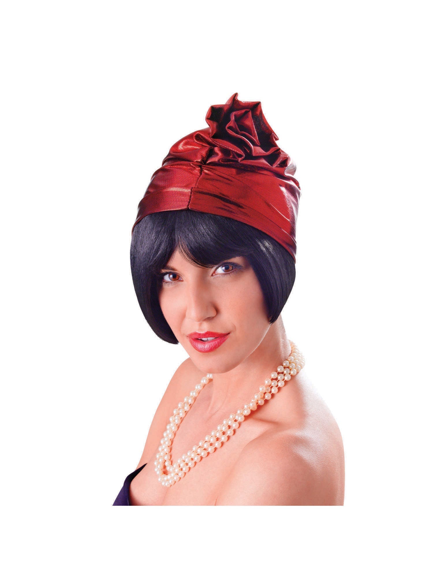 Cloche 20's Hat Red