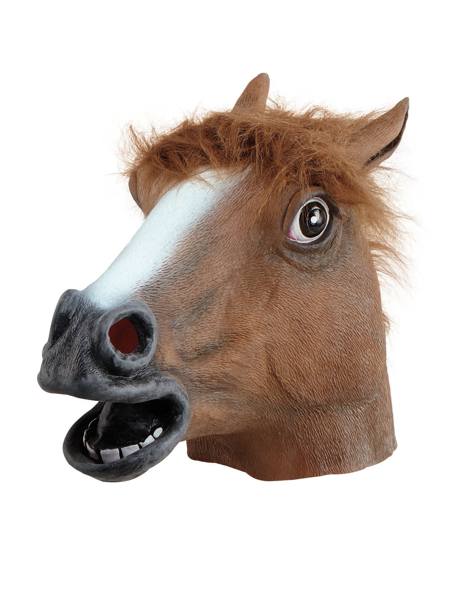 Paardenmasker - Bruin
