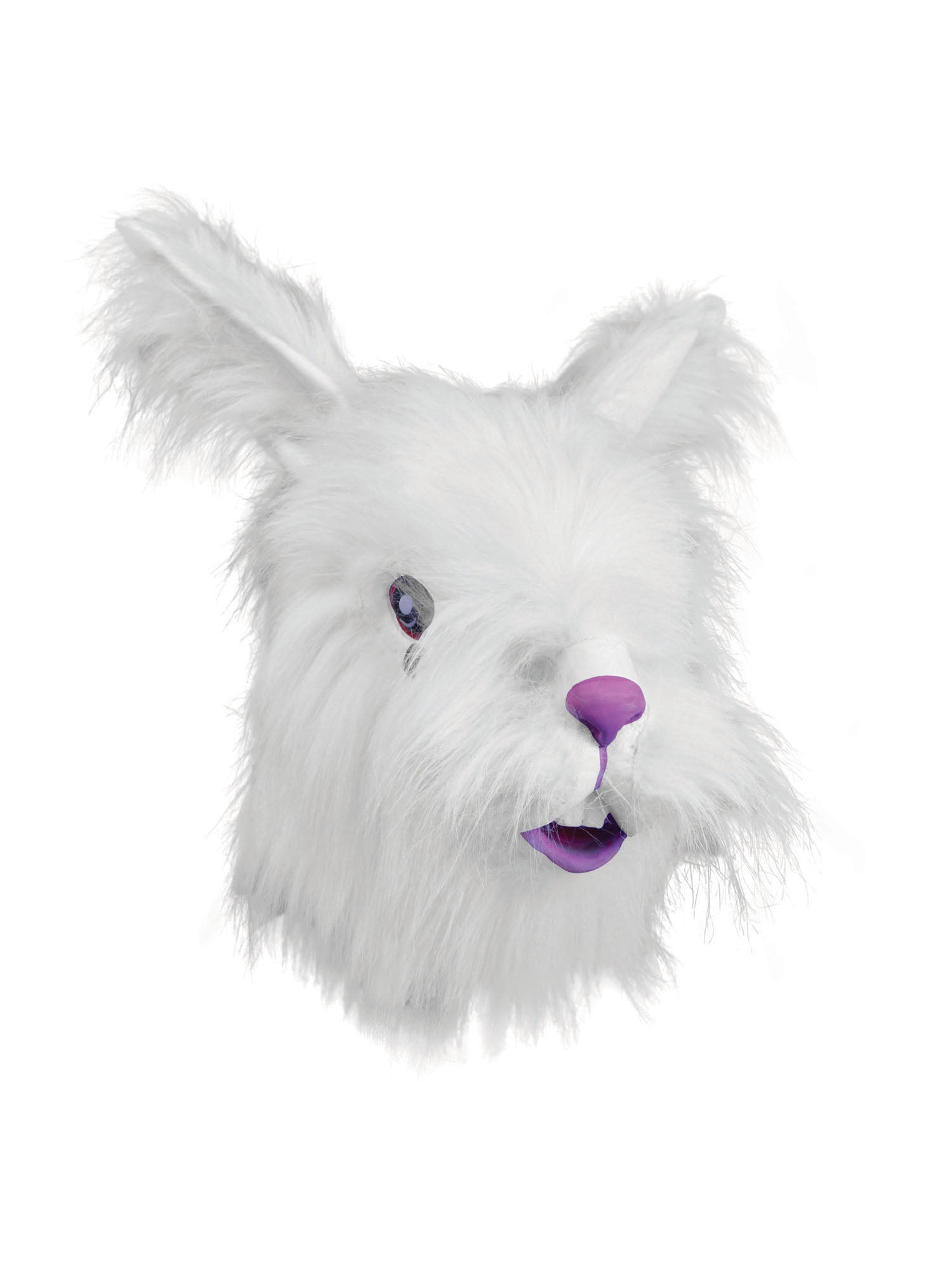 Rabbit Mask With White Fur