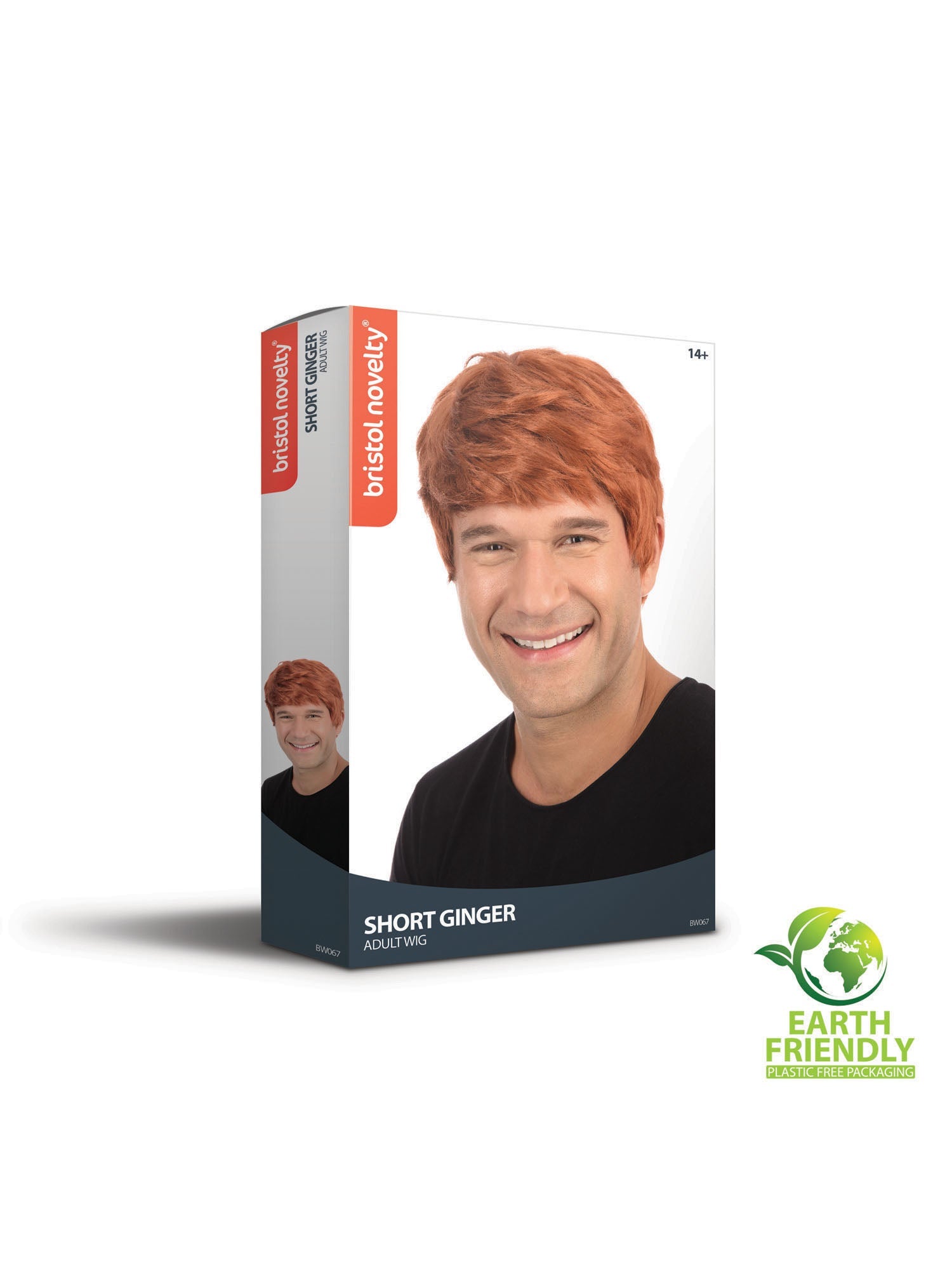 Male Wig - Short - Ginger Boxed