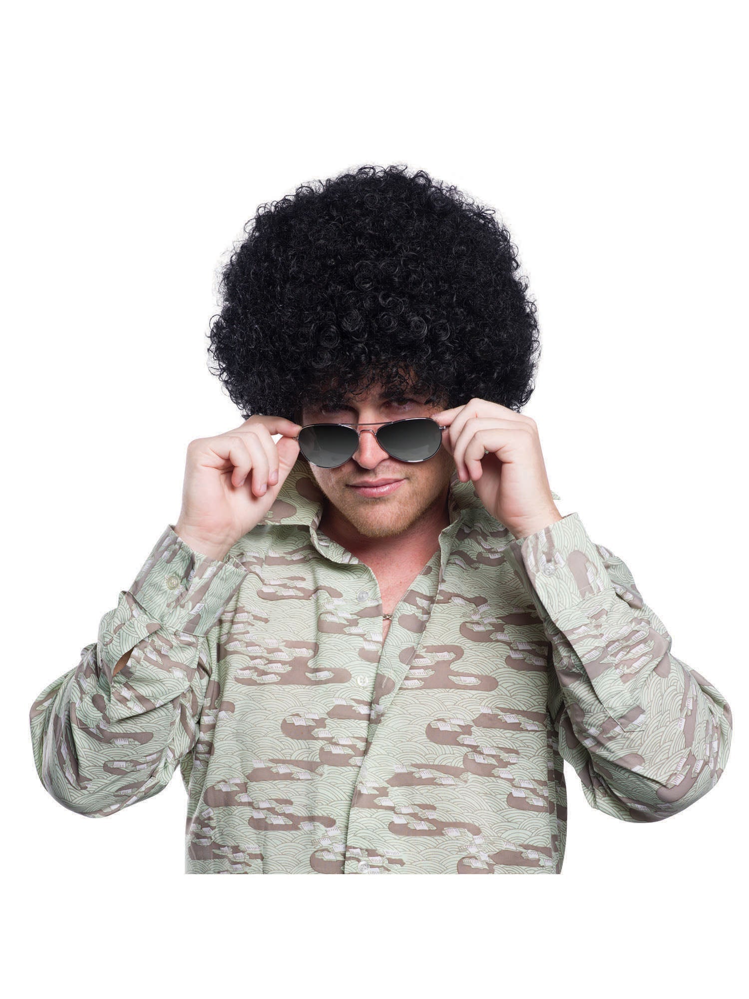 70's Afro Black