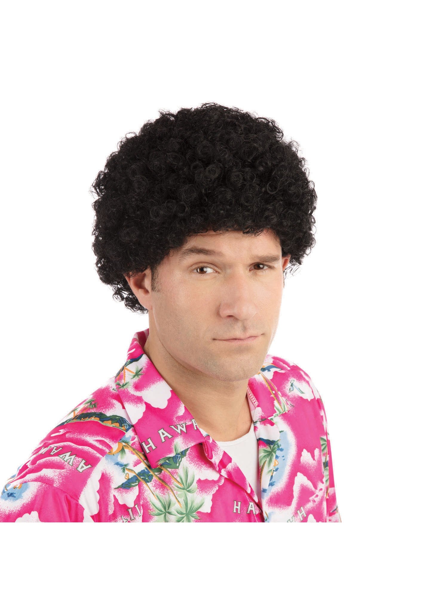 Kurze lockige Afro-Perücke