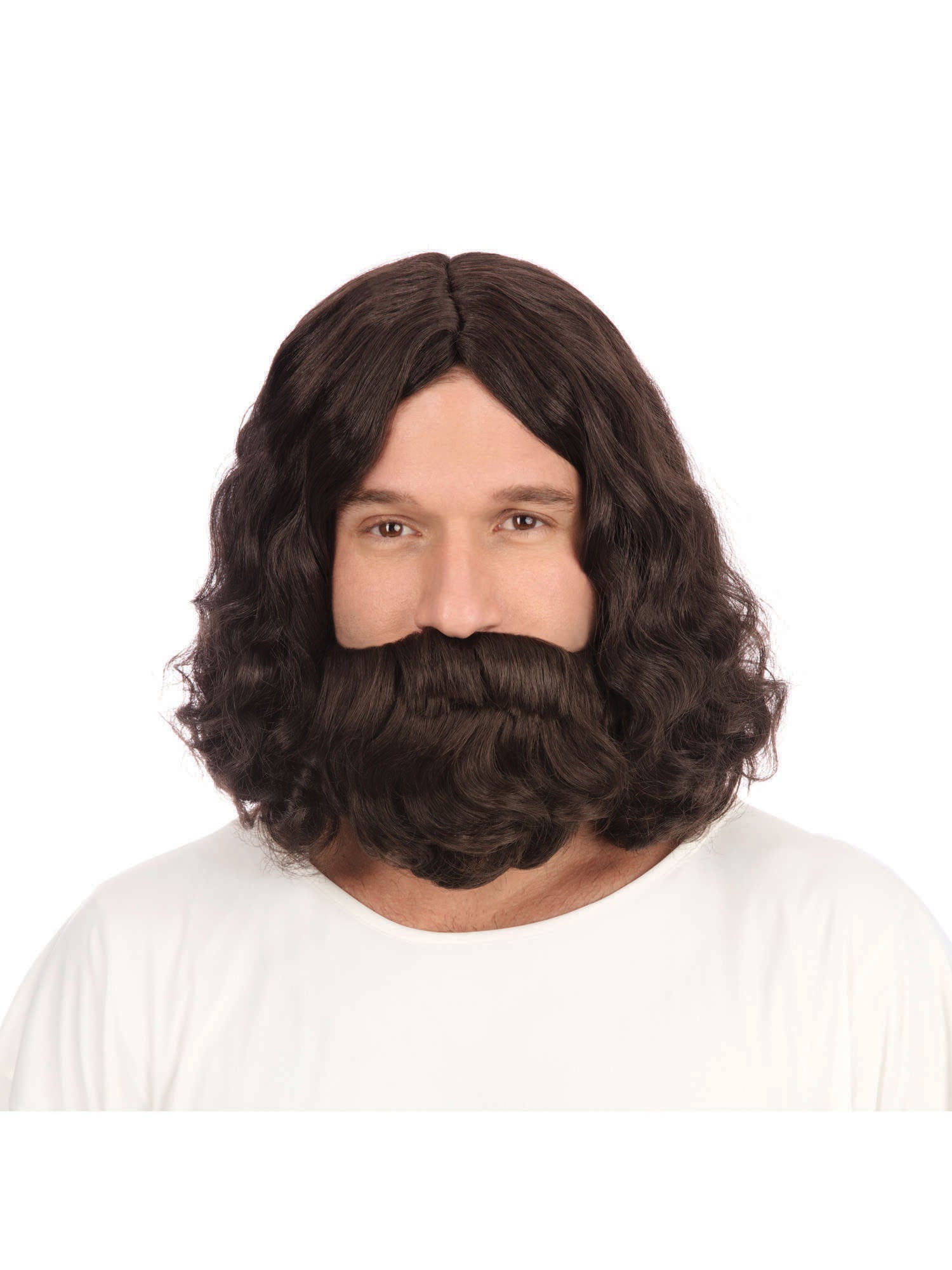 Hippy/Jesus Wig And Beard Set