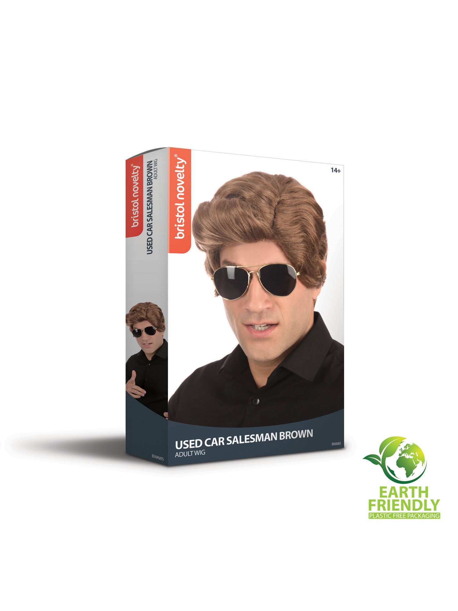 Used Car Salesman Wig - Brown