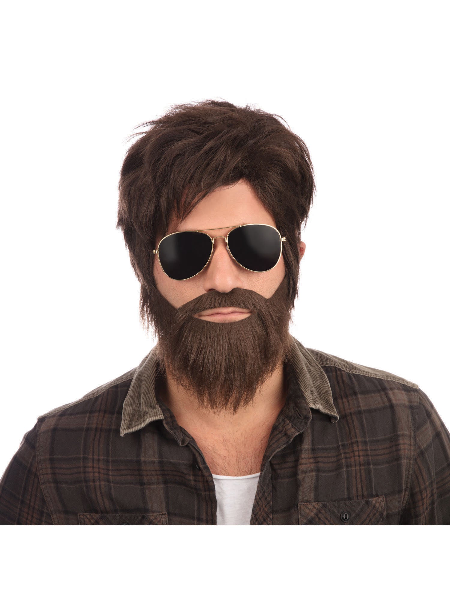 Vegas Vacation Wig & Beard Set