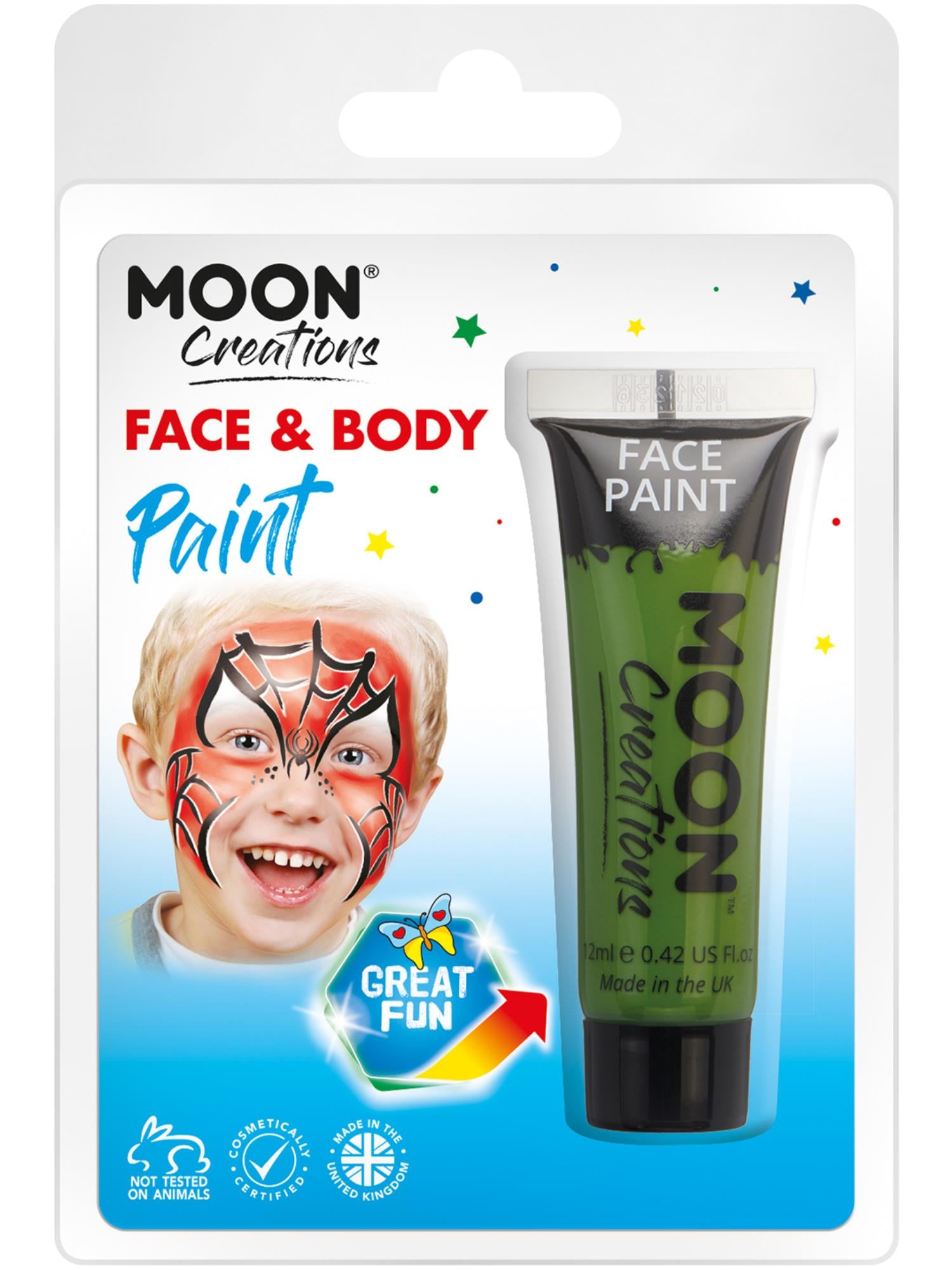 Moon Creations Gesichts- und Körperfarbe, Grün