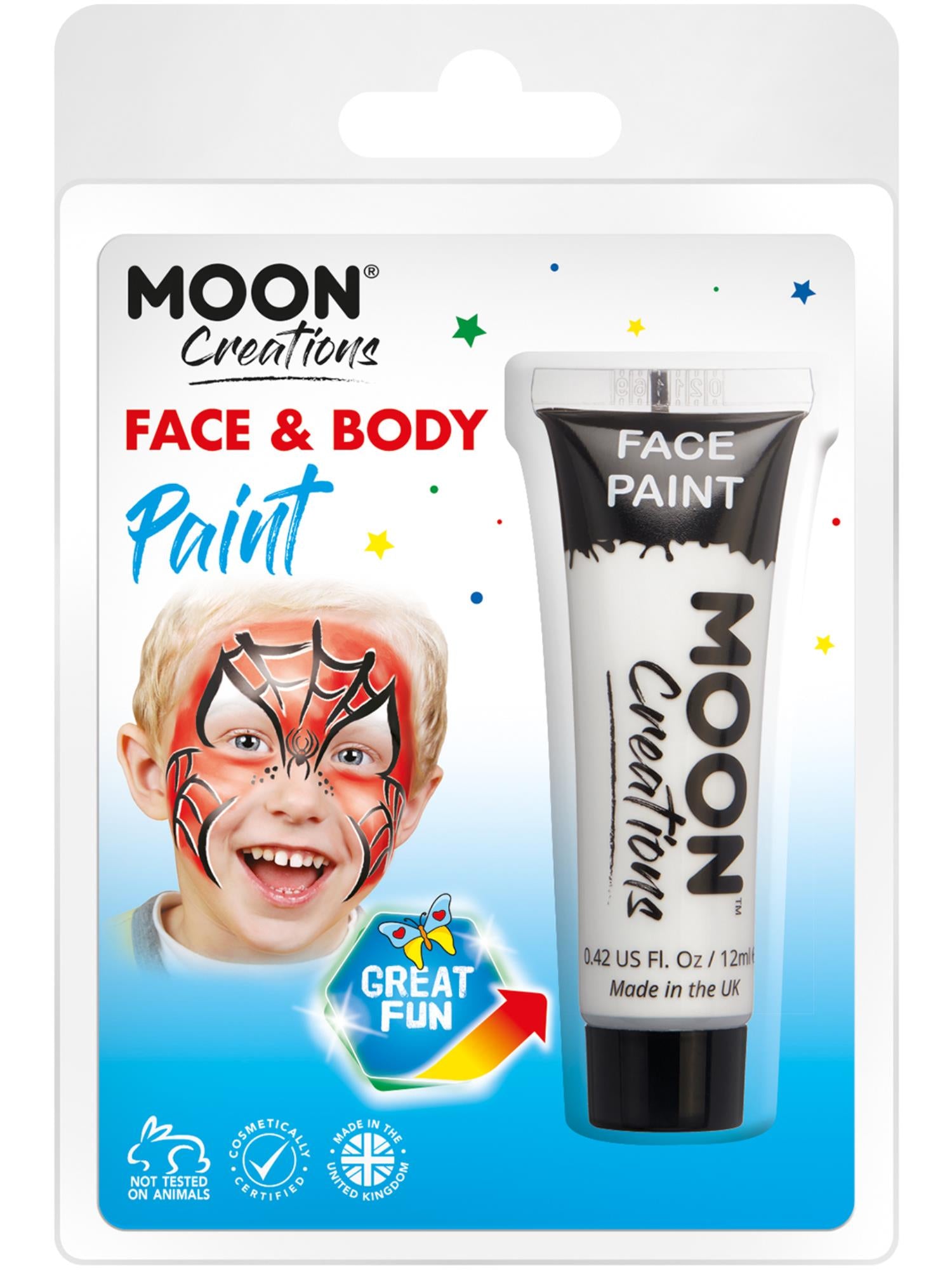 Moon Creations Face & Body Paint, White