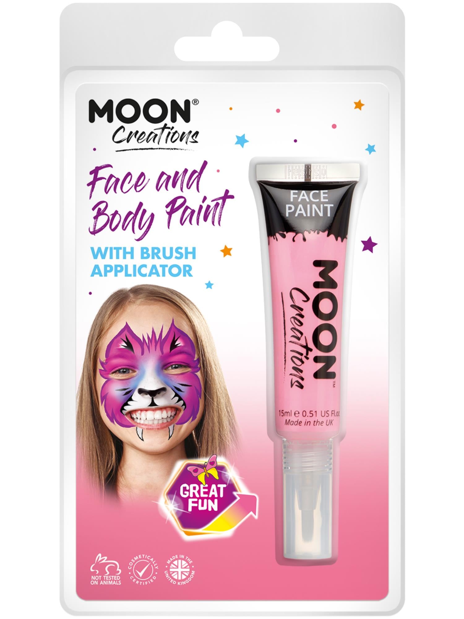 Moon Creations Face & Body Paints, Pink