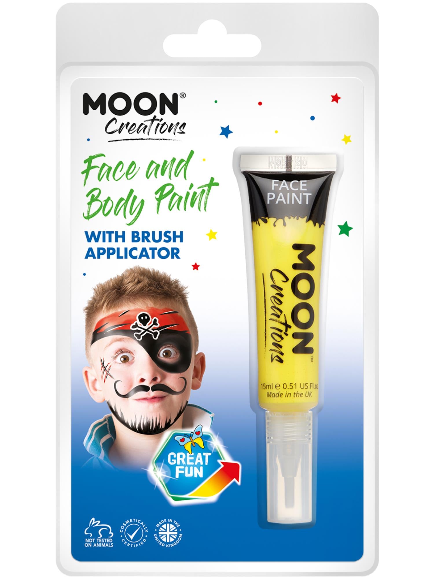 Moon Creations Face & Body Paints, Yellow