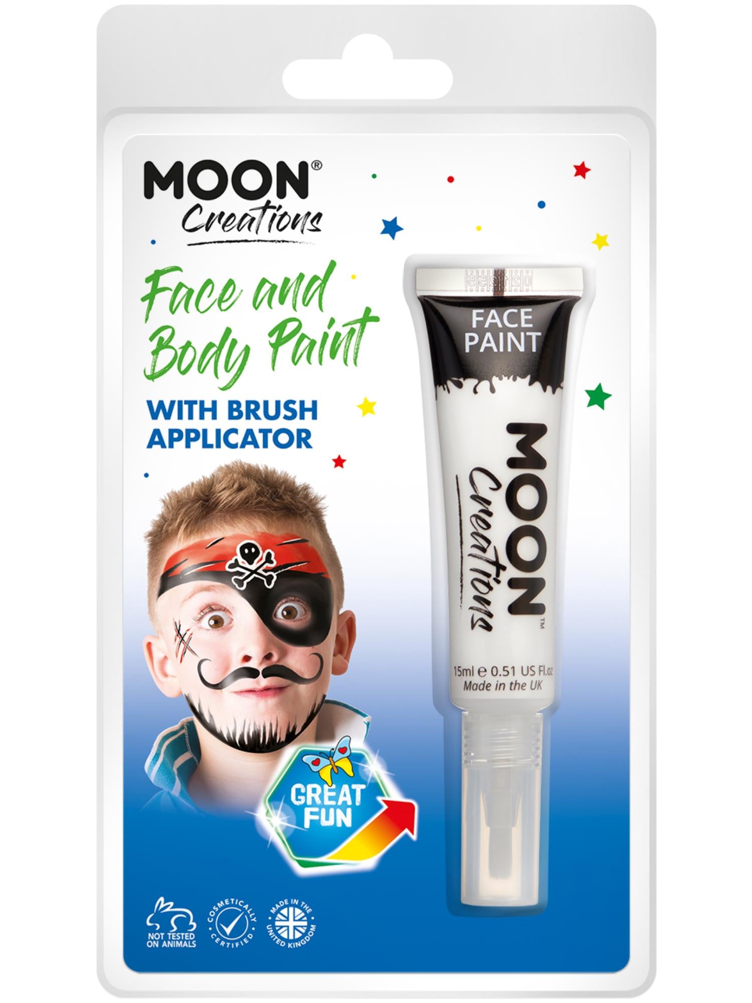 Moon Creations Face & Body Paints, White