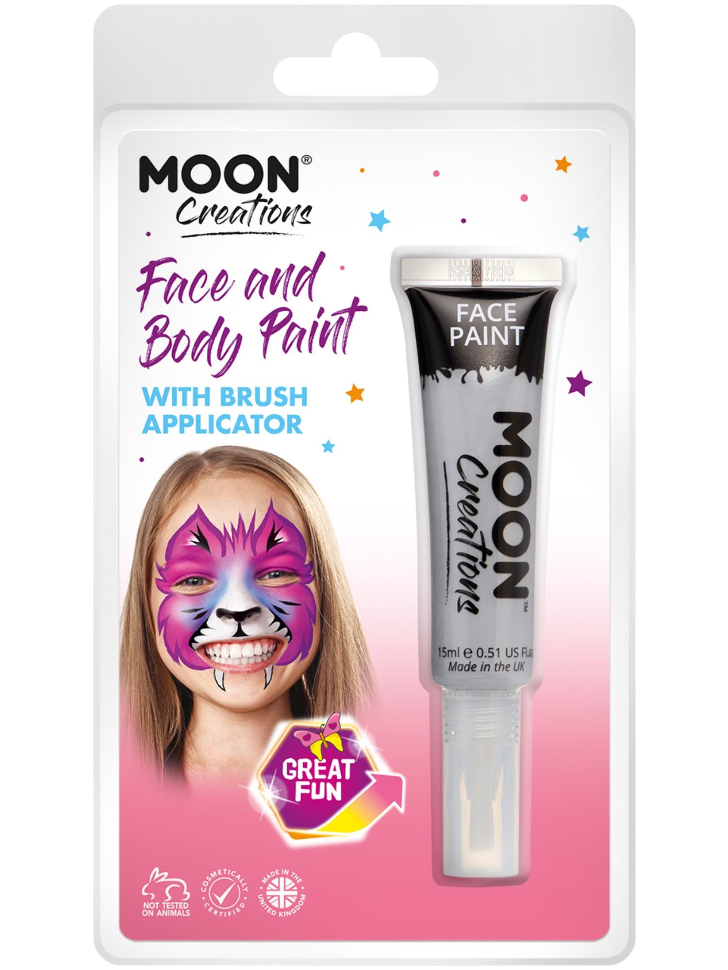 Moon Creations Face & Body Paints, Grey