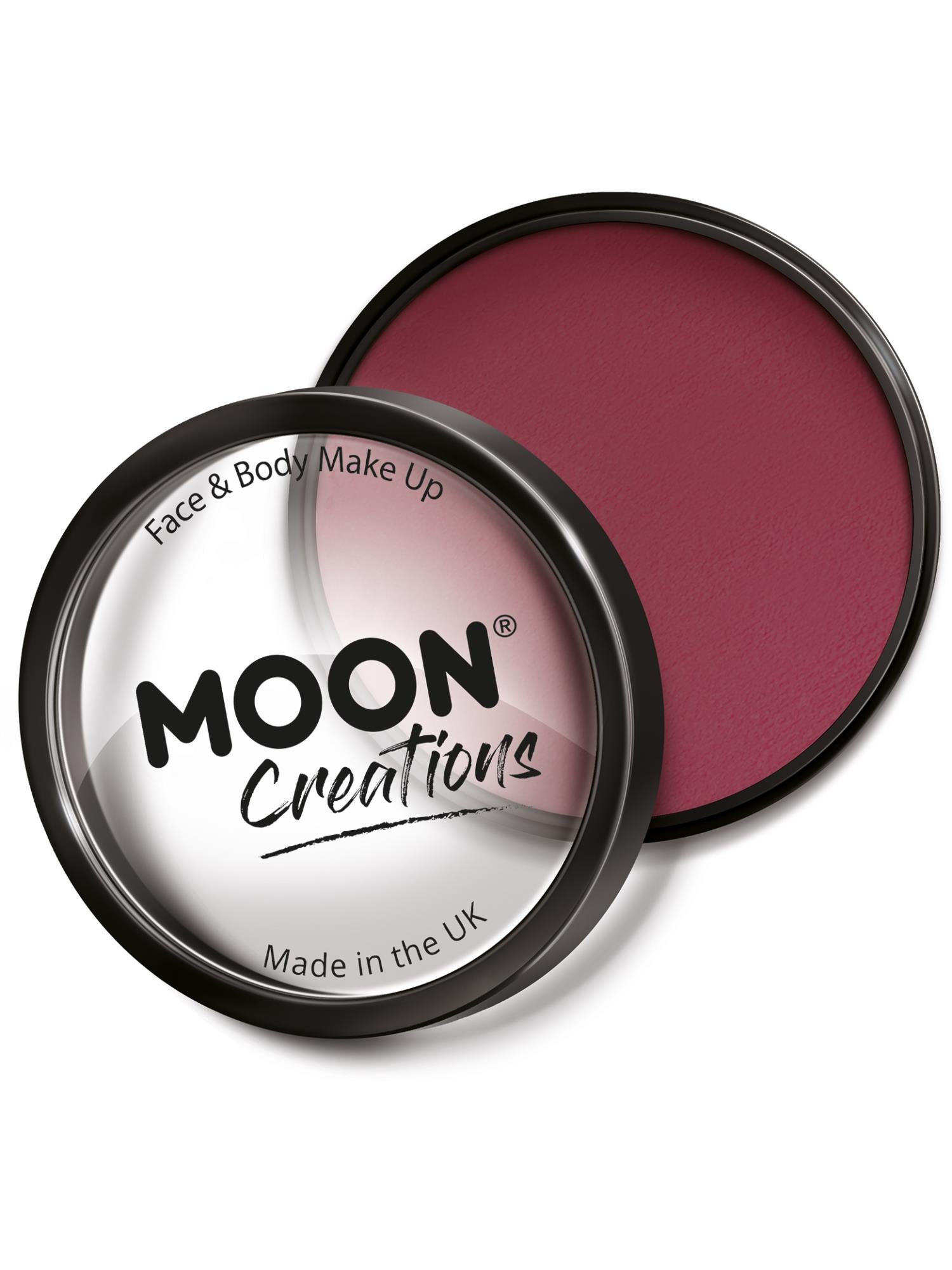Moon Creations Pro Face Paint Cake Pot, Dark Pink