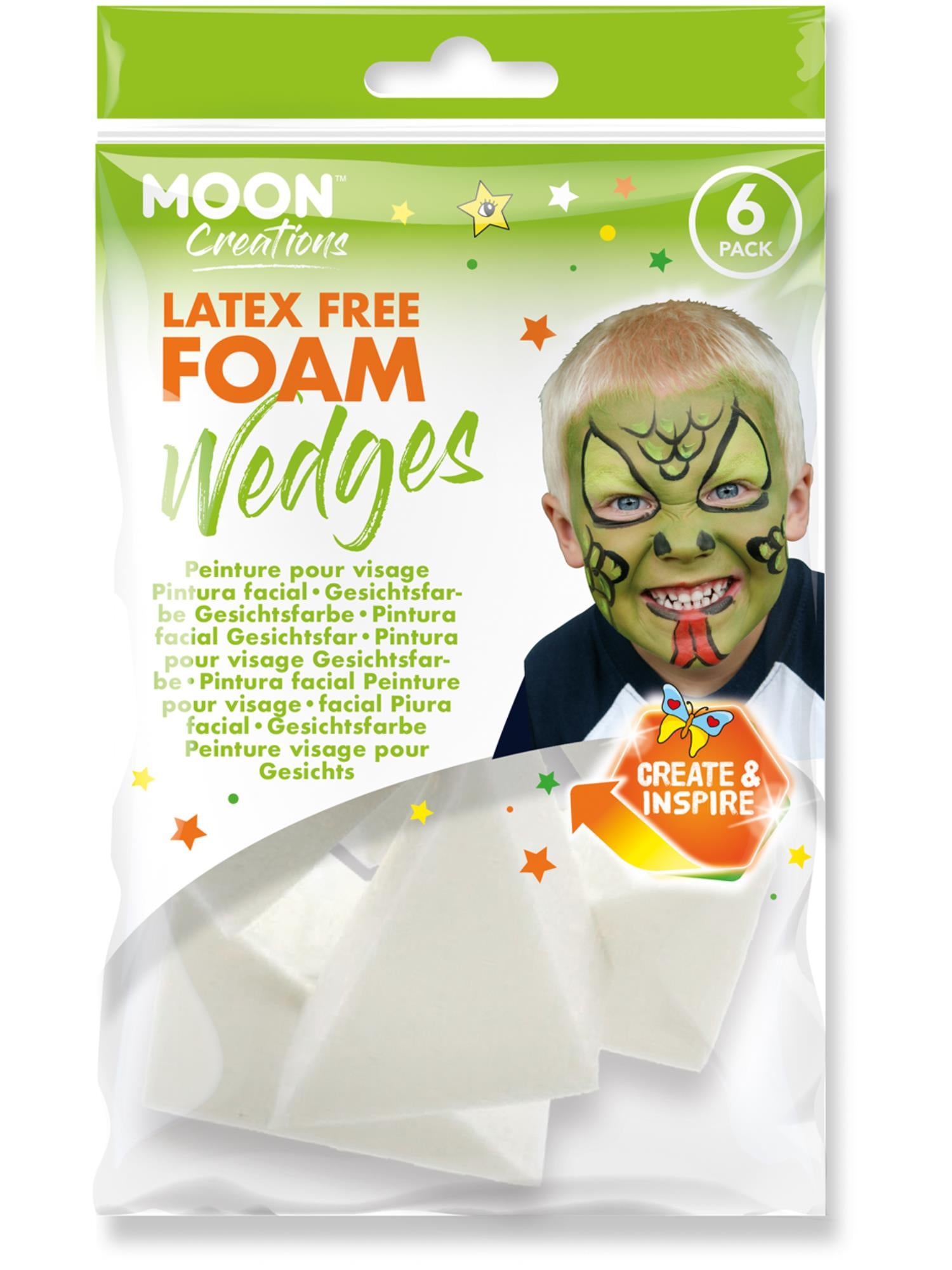 Moon Creations Latexfreies Schaumstoff-Keilkissen,