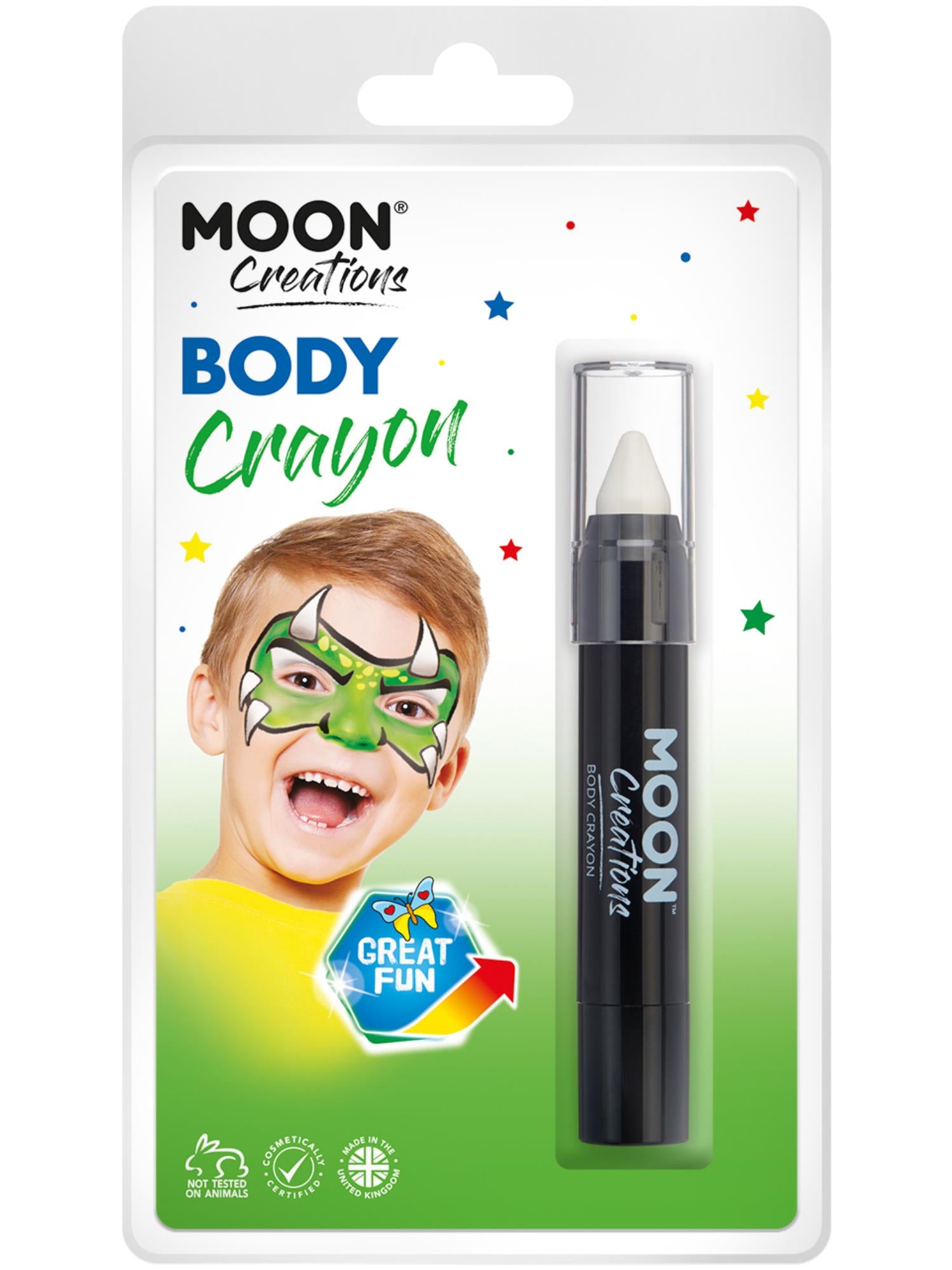 Moon Creations Body Crayons, White