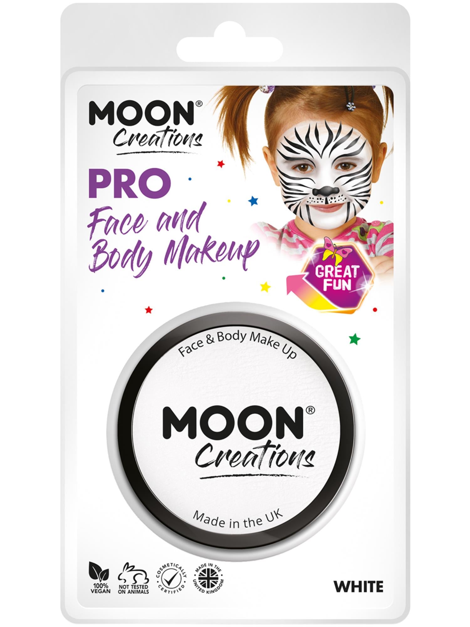 Moon Creations Pro-pot voor gezichtsverf, wit