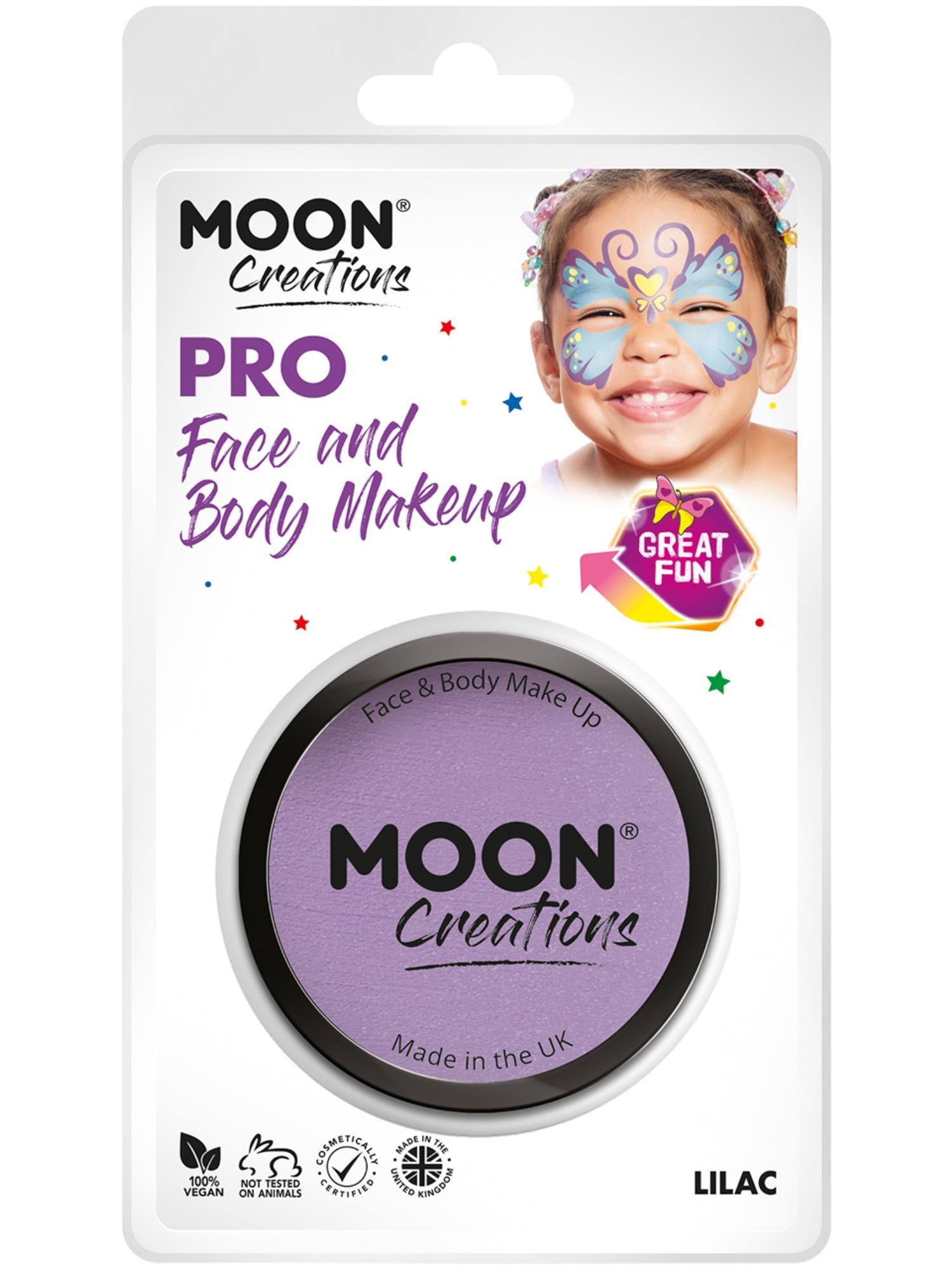 Moon Creations Pro-pot met gezichtsverf, lila
