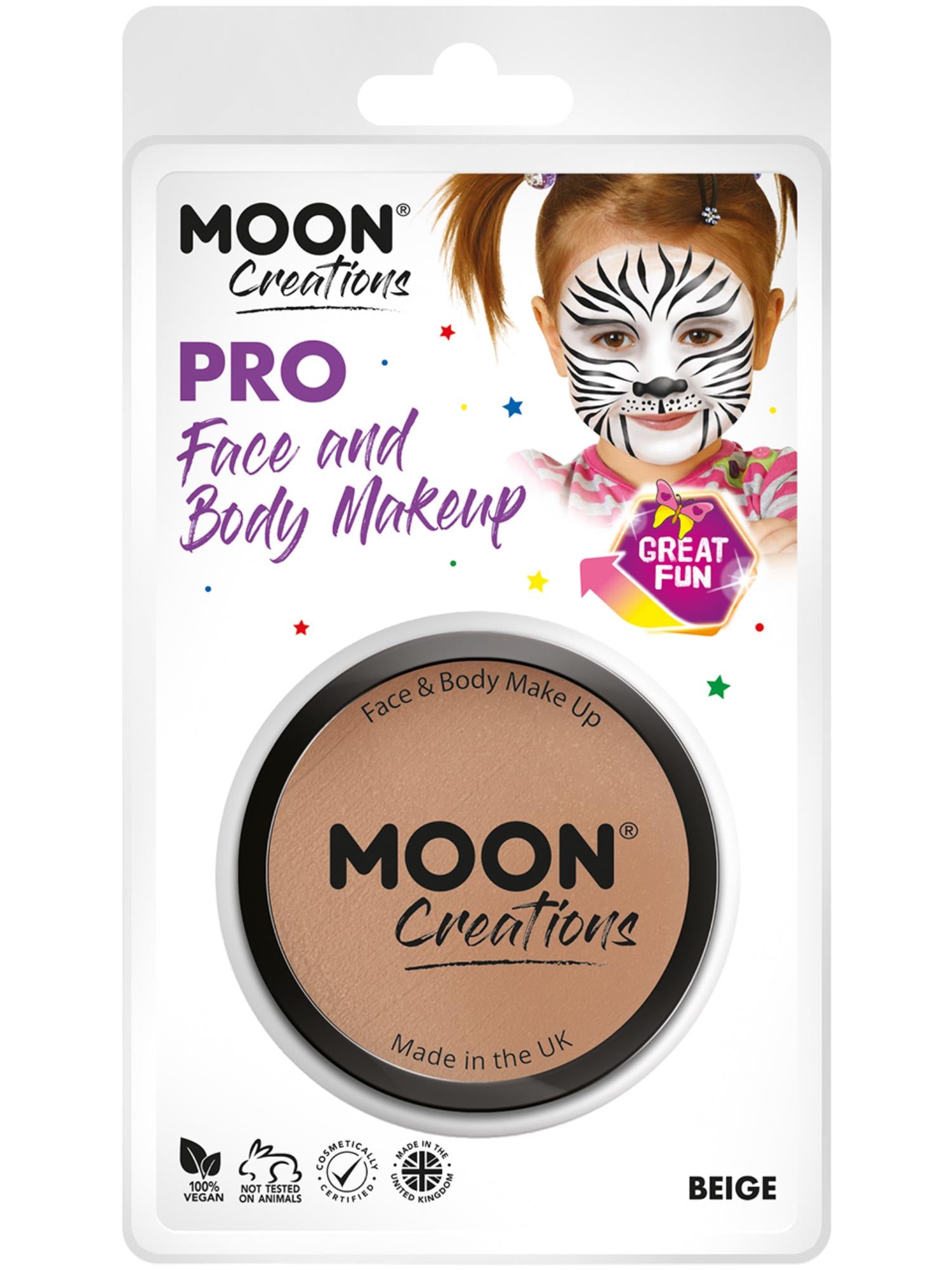 Moon Creations Pro-pot met gezichtsverf, beige