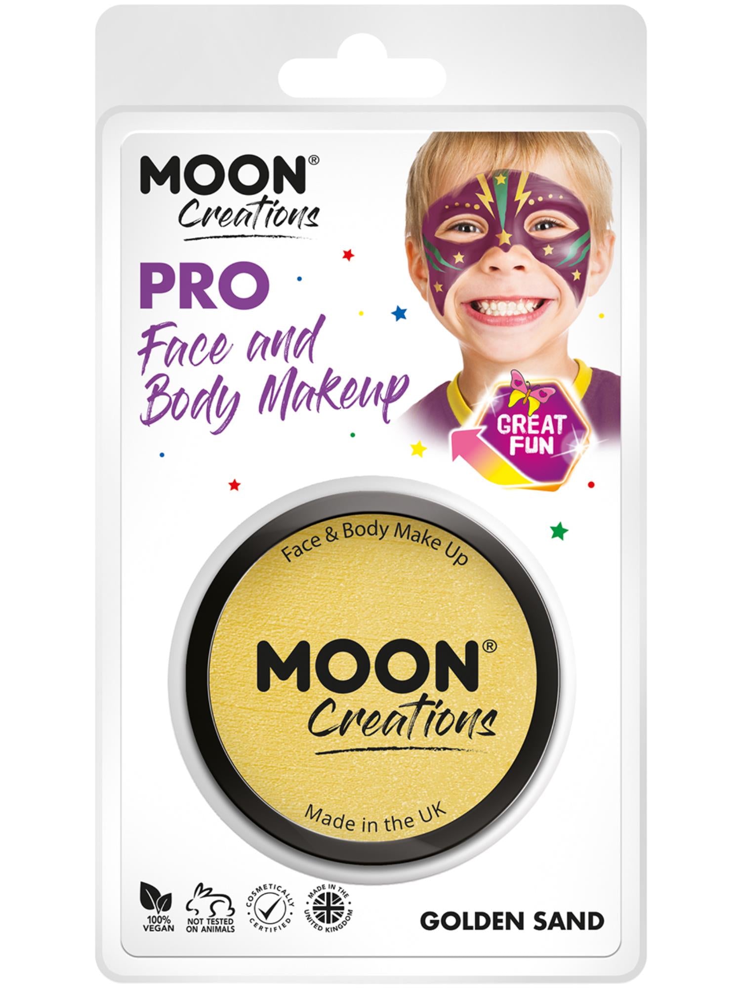 Moon Creations Pro-pot met gezichtsverf, Golden Sand
