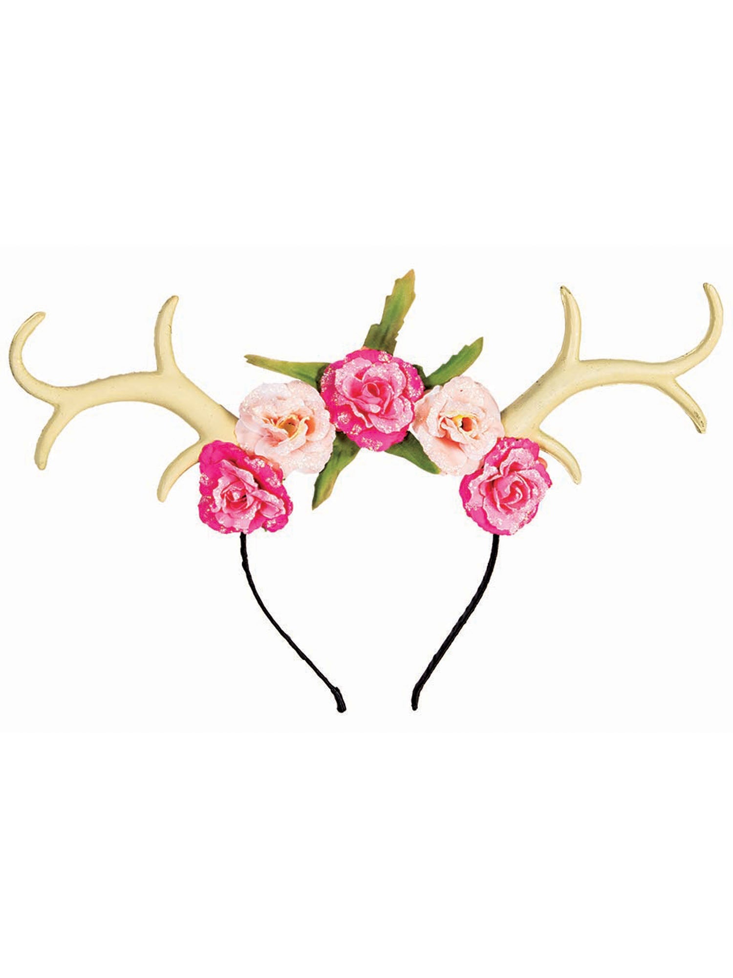 Gewei Met Bloemen Hoofdband