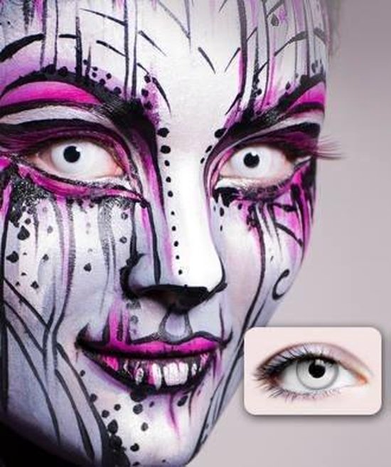 3 Days Contact Lenses White Zombie