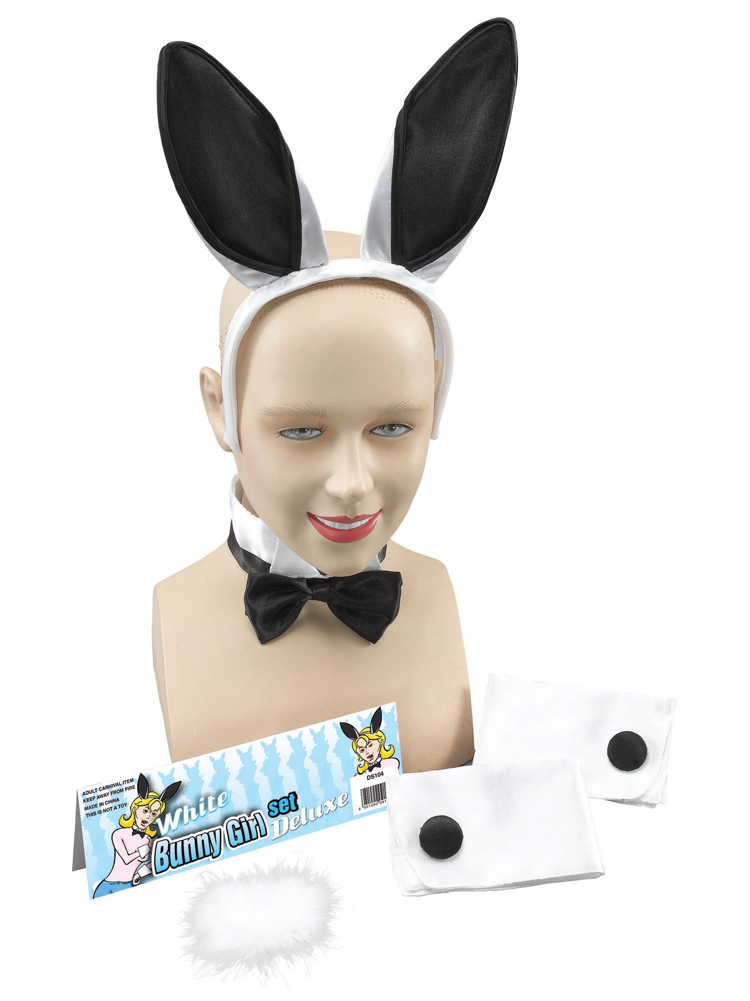 Bunny Girl Set - White And Black
