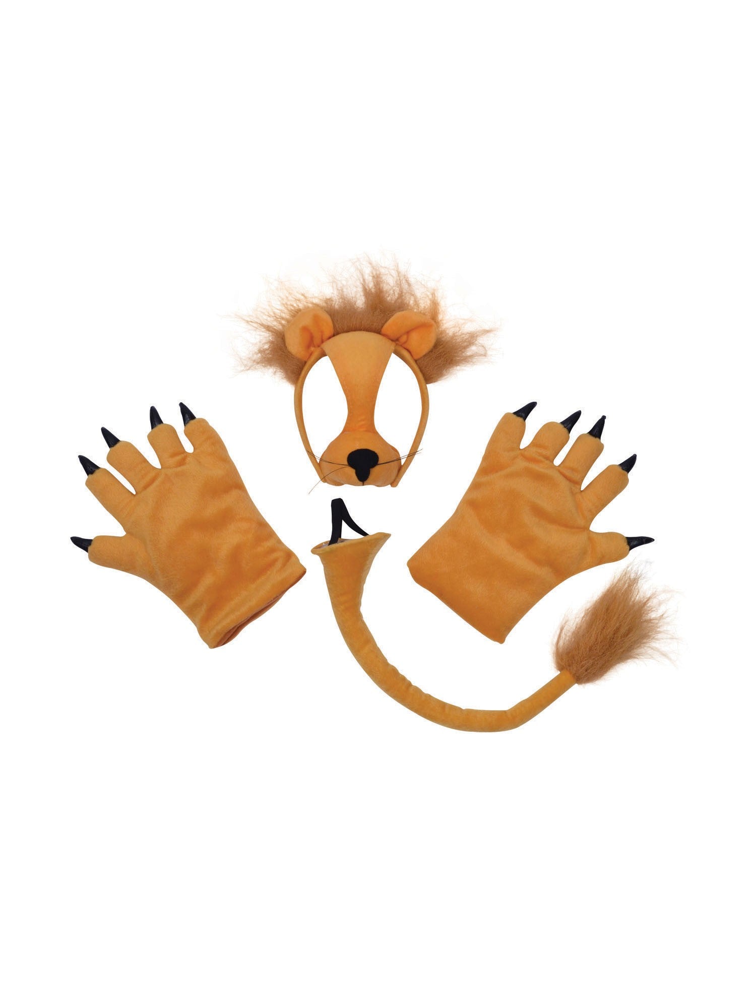 Leeuwenset (masker, staart & poten)