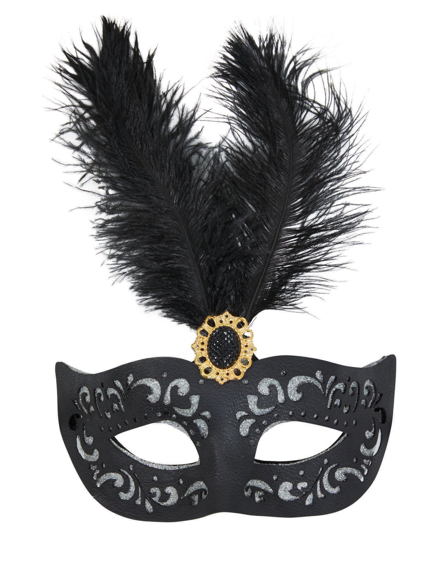 Masquerade Eyemask With Feather