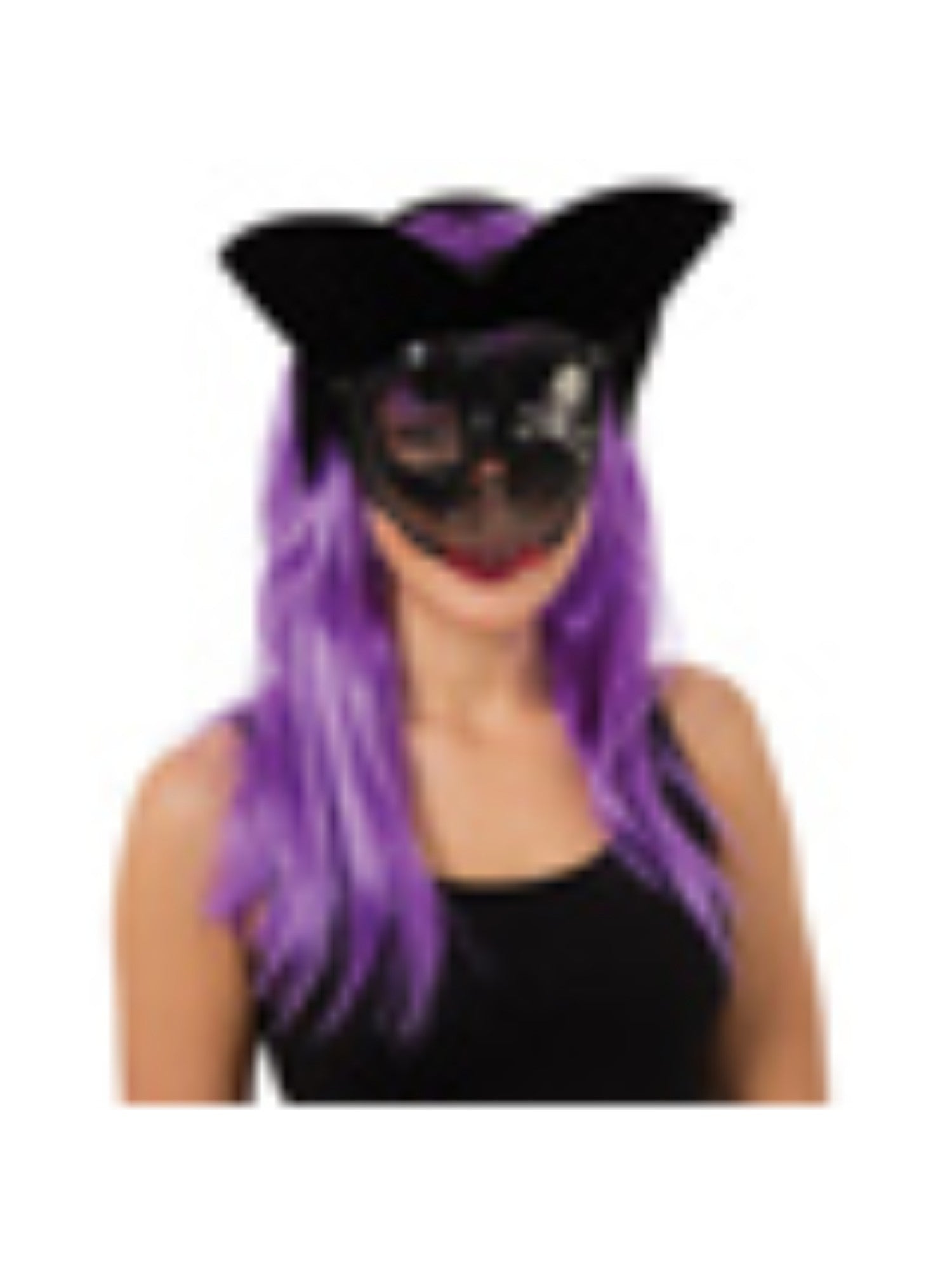 Doorzichtig piratenmasker met suikerschedel