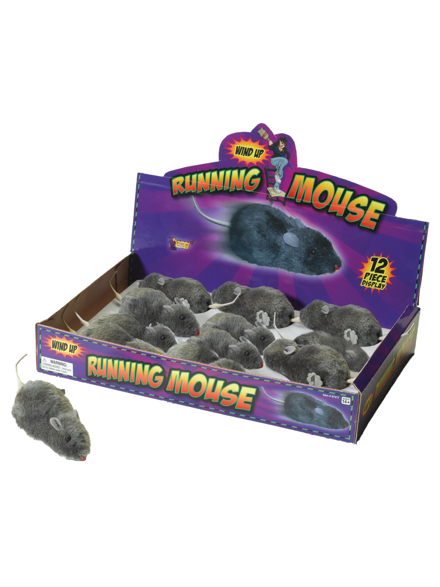 Wind Up Grey Mouse