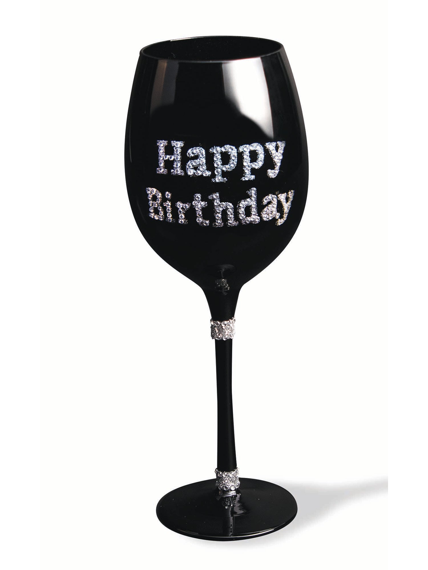 Wine Glass Happy Birthday