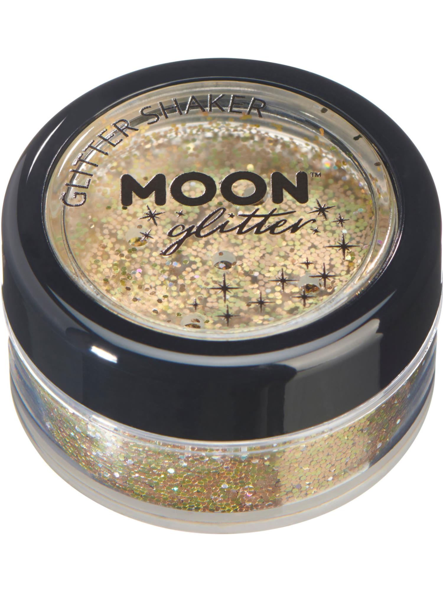 Moon Glitter Holographic Glitter Shakers, Gold