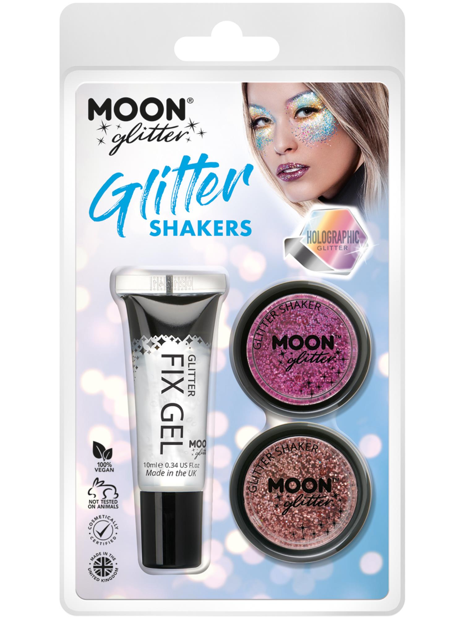 Moon Glitter holografische glittershakers,