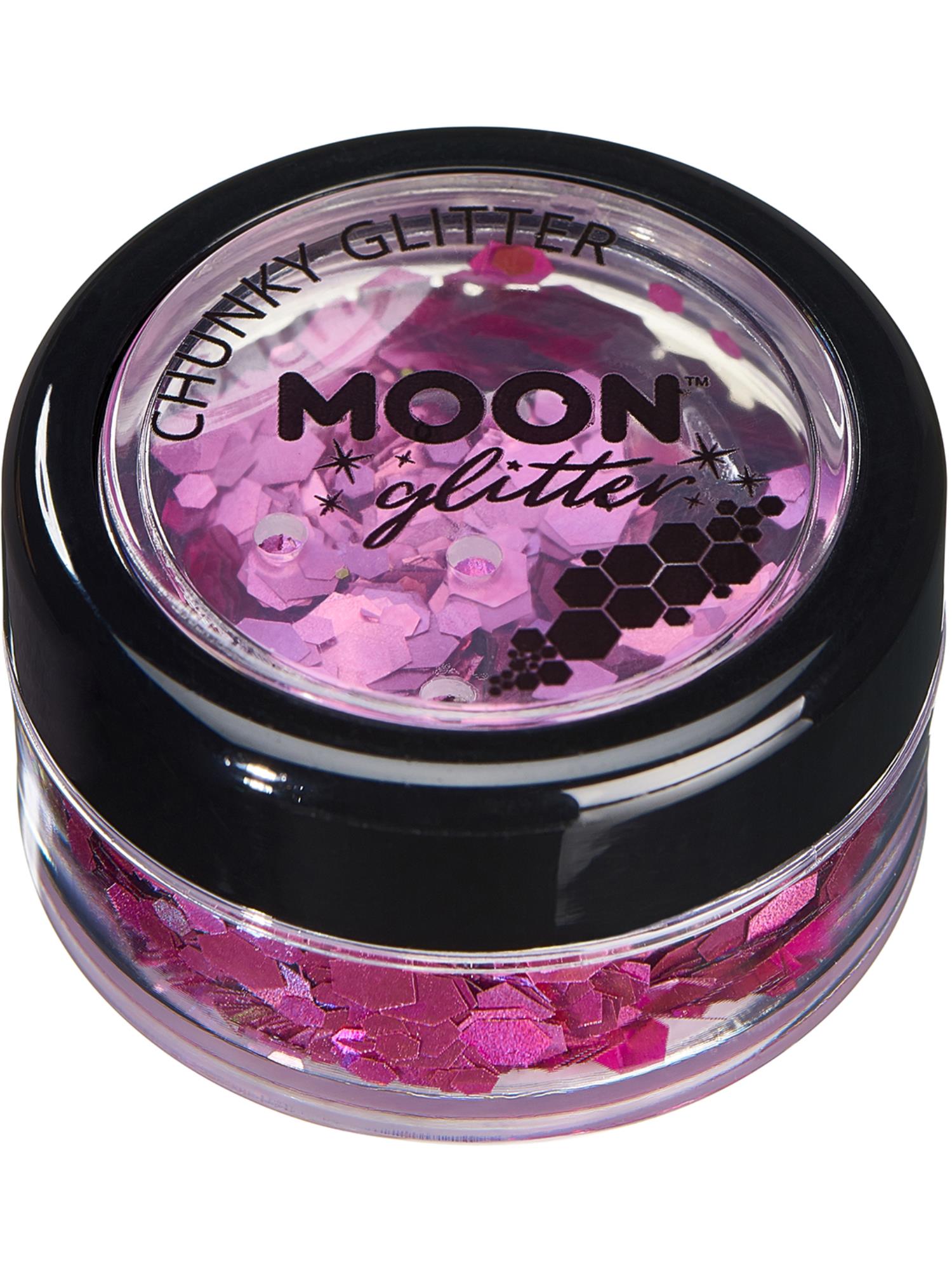 Moon Glitter holografische grove glitter, roze