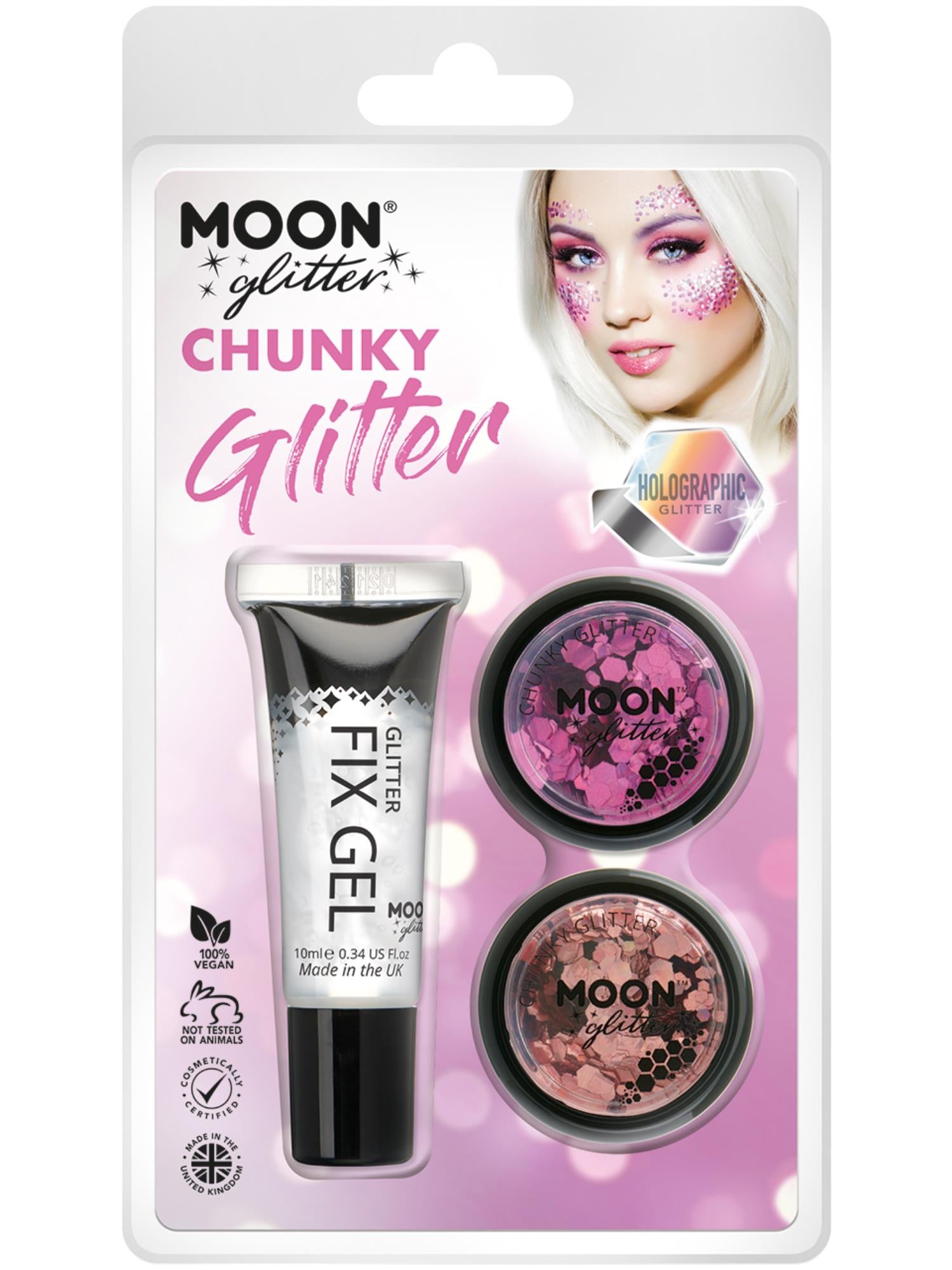 Moon Glitter Holographic Chunky Glitter,