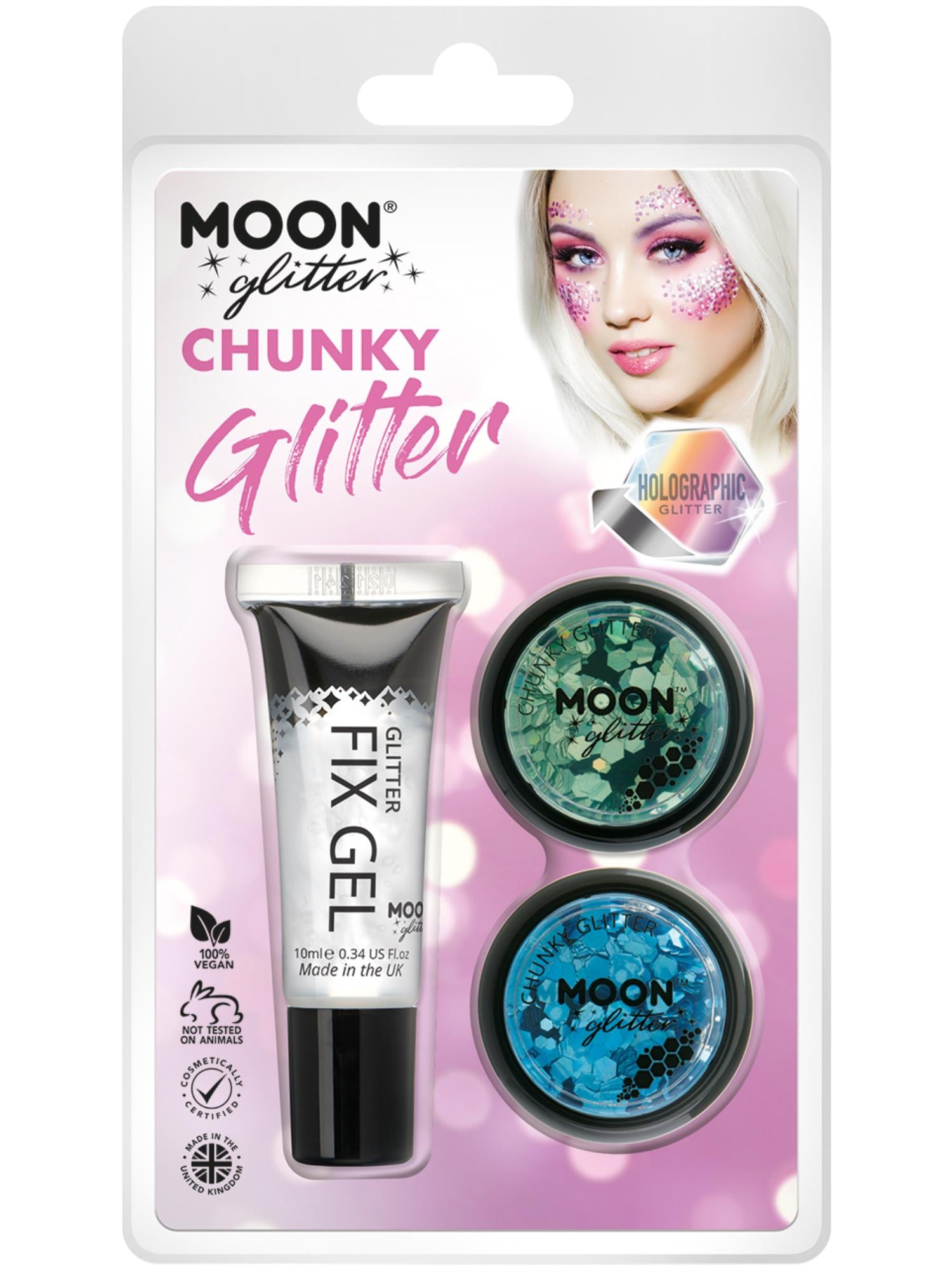 Moon Glitter Holographic Chunky Glitter,