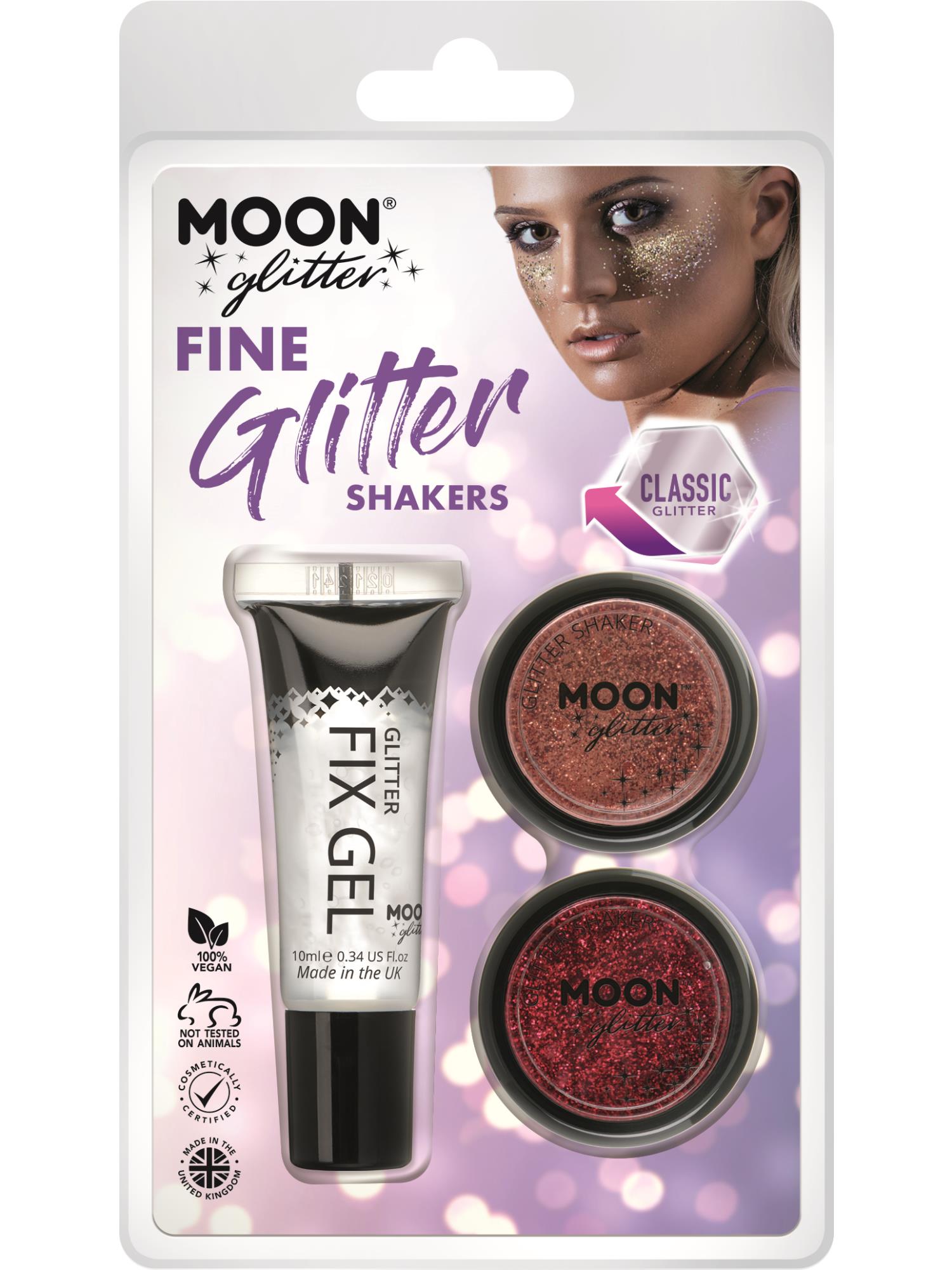 Moon Glitter Classic Fine Glitter Shakers,