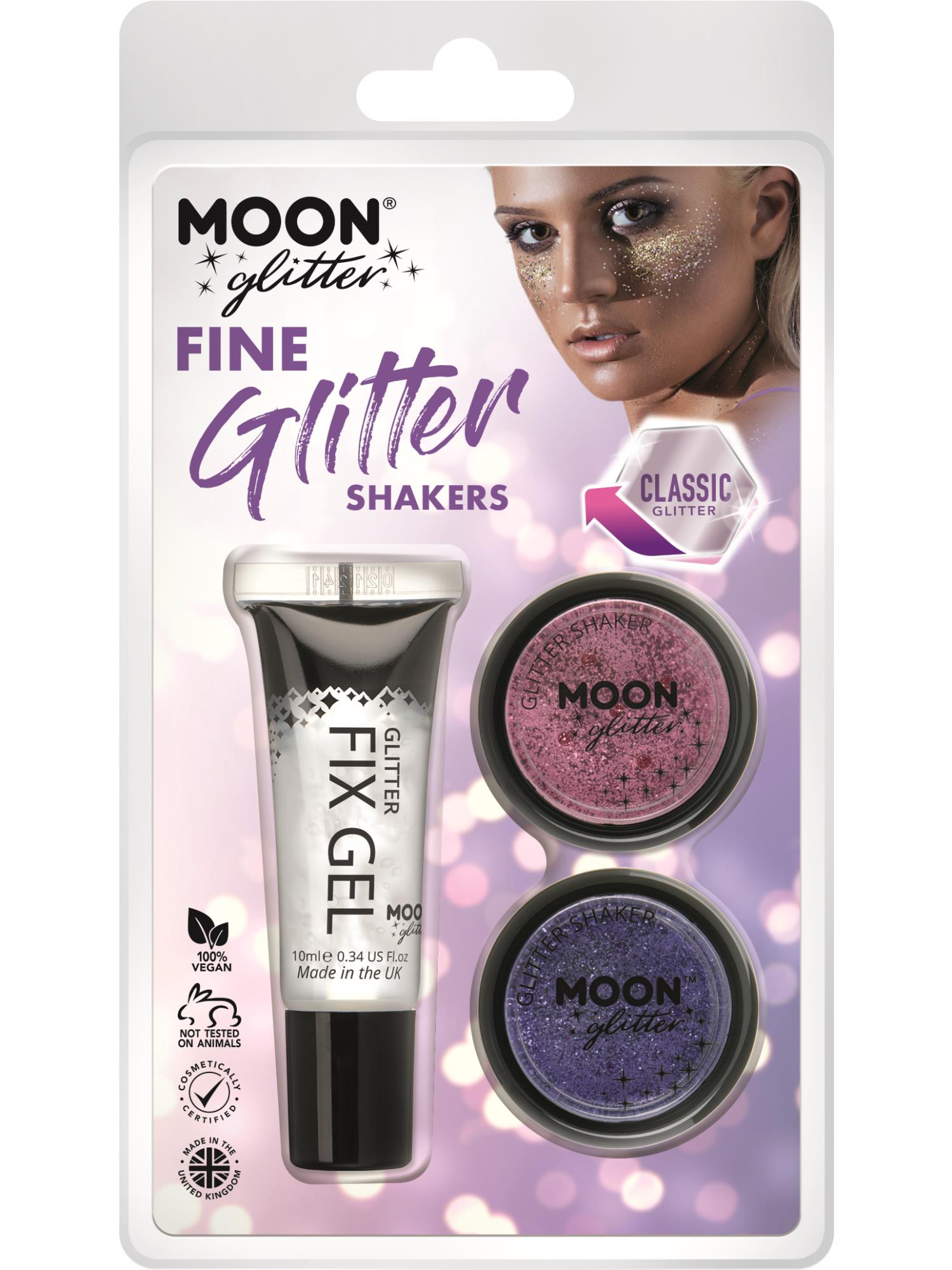 Moon Glitter Classic Fine Glitter Shakers,