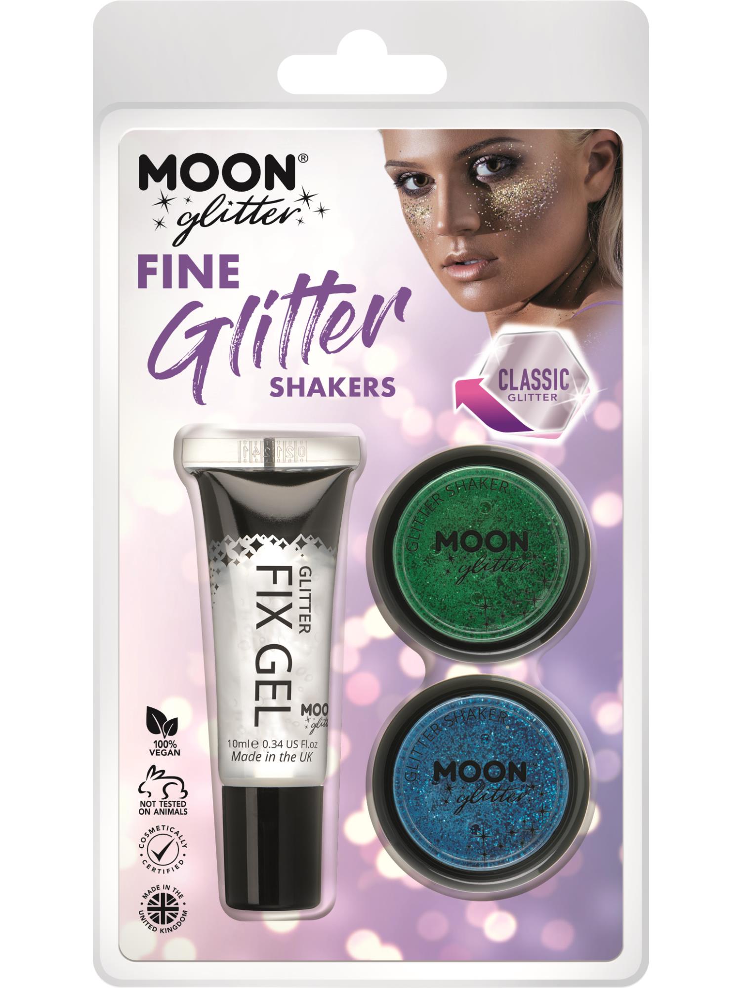 Moon Glitter Classic Fine Glitter Shakers,