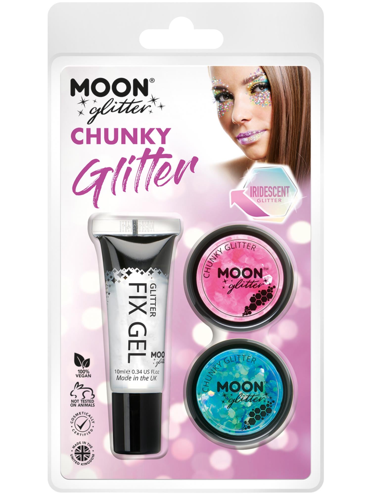 Moon Glitter Iridescent  Chunky Glitter,
