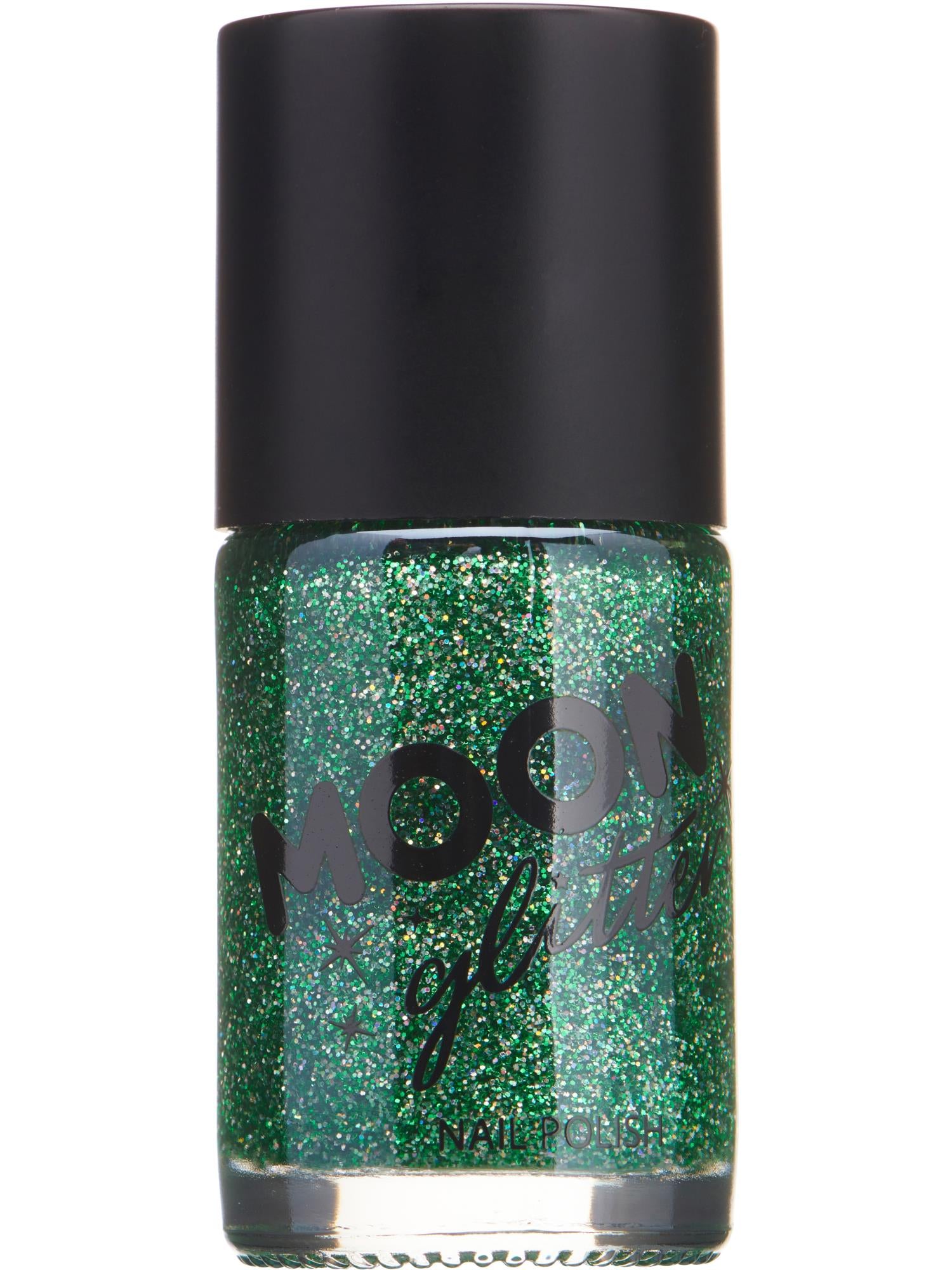 Moon Glitter holografische nagellak, groen