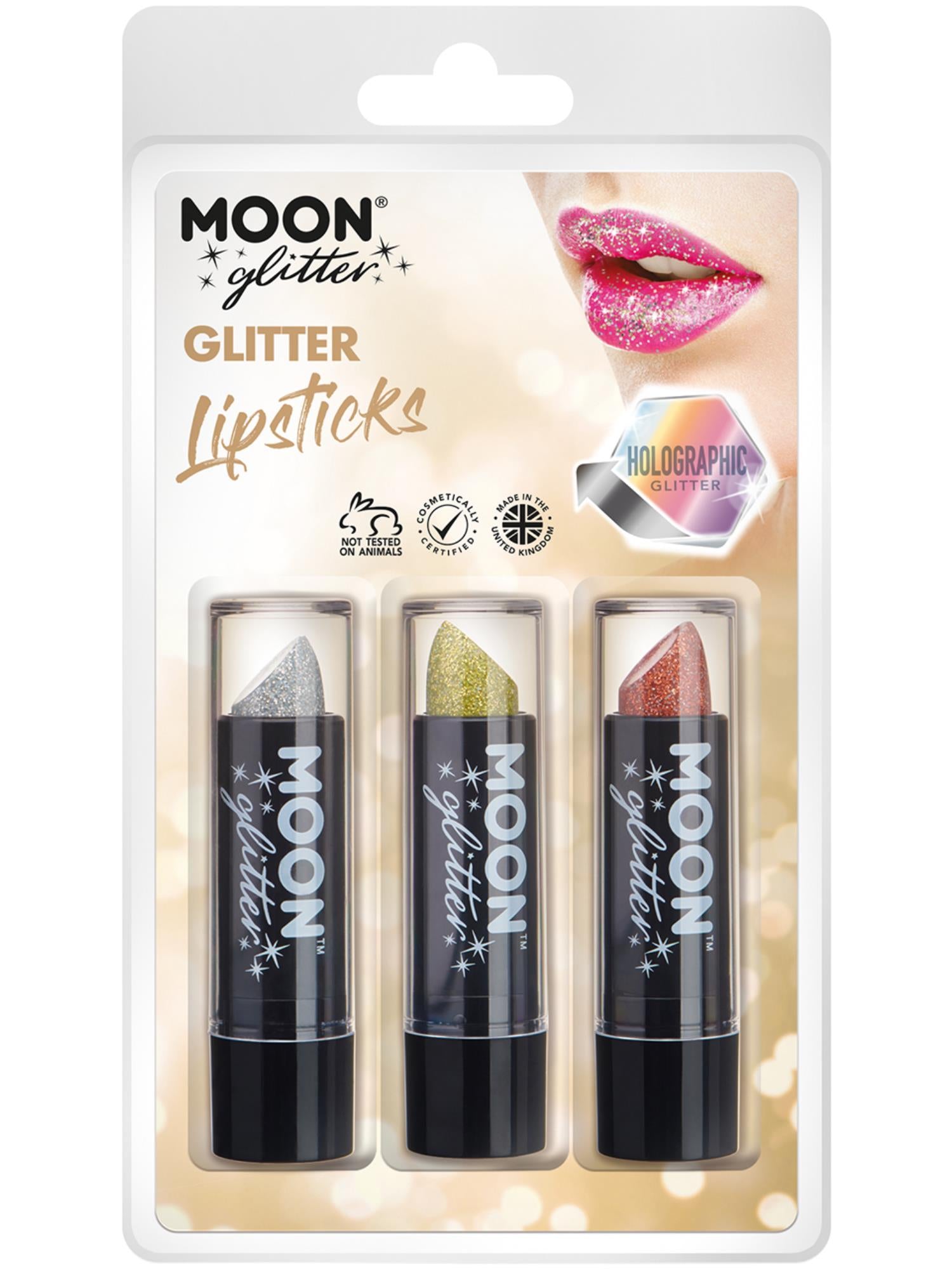 „Moon Glitter“ – holografischer Glitzer-Lippenstift,