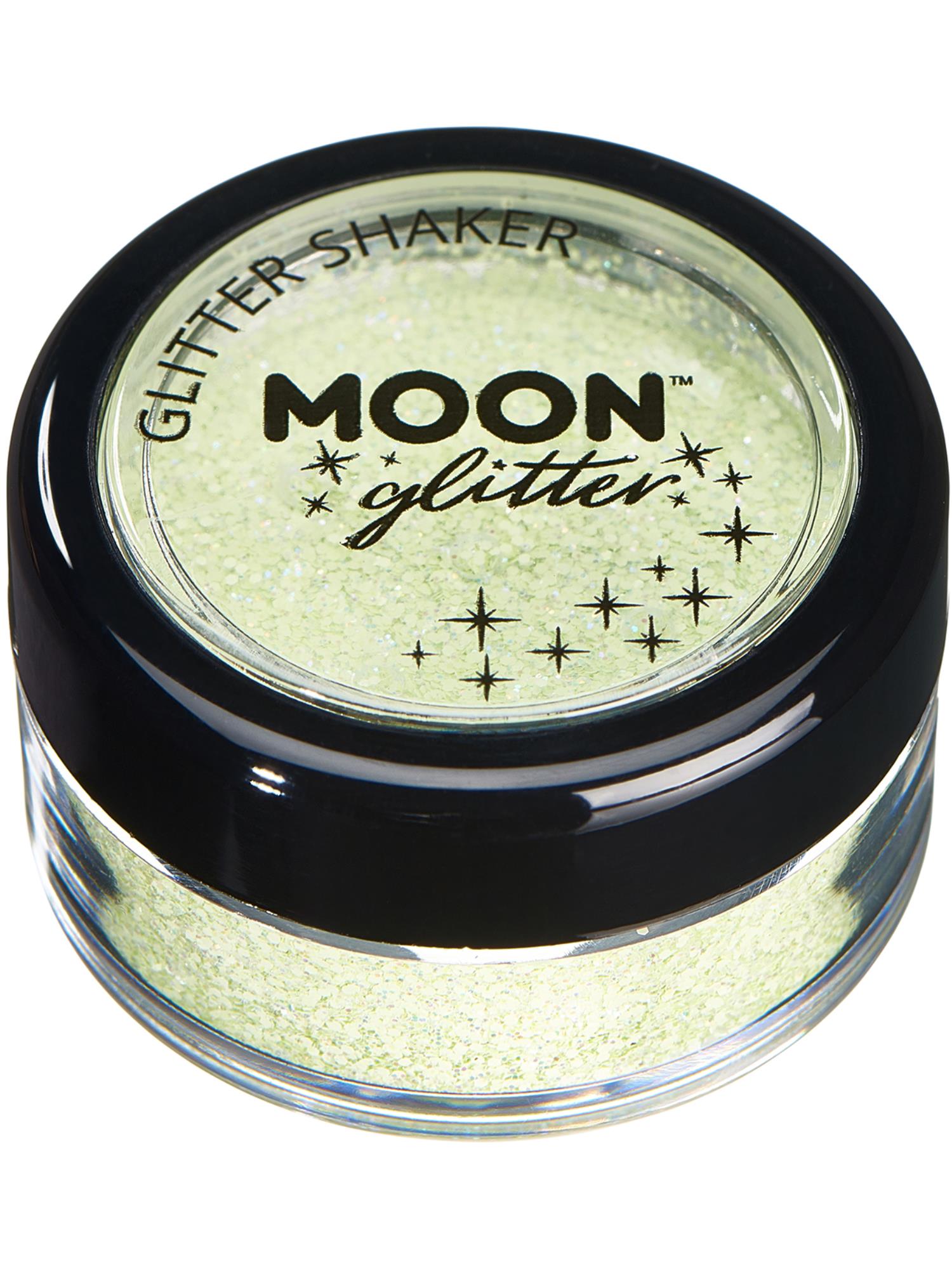 Moon Glitter Pastel Glitter Shakers, Mint