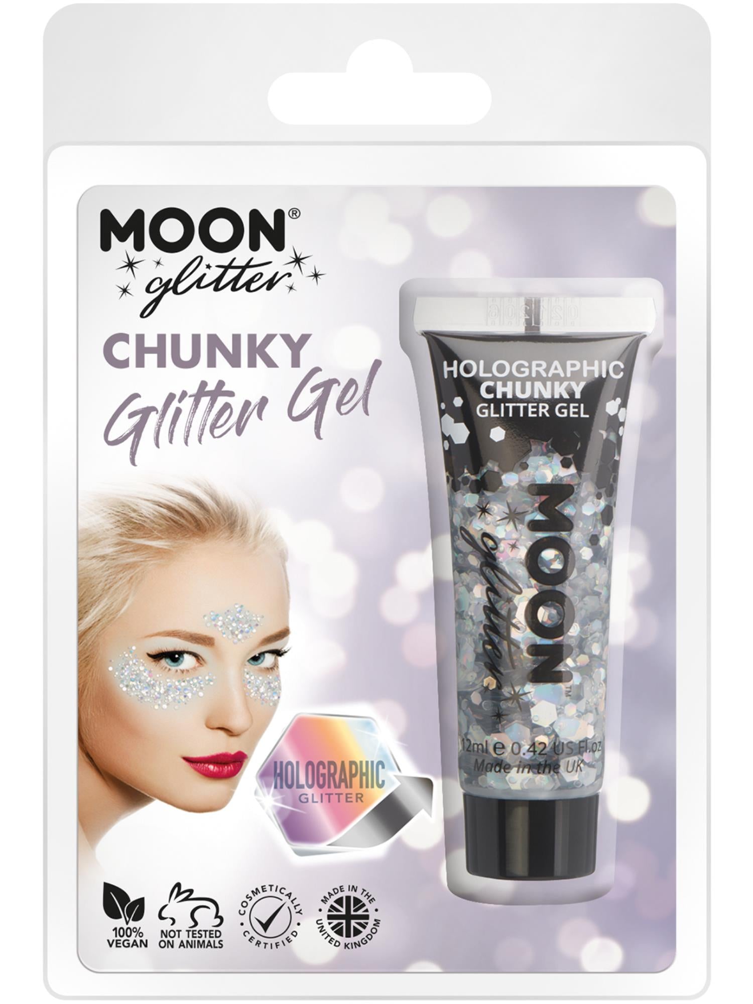 Moon Glitter Holographic Chunky Glitter Gel