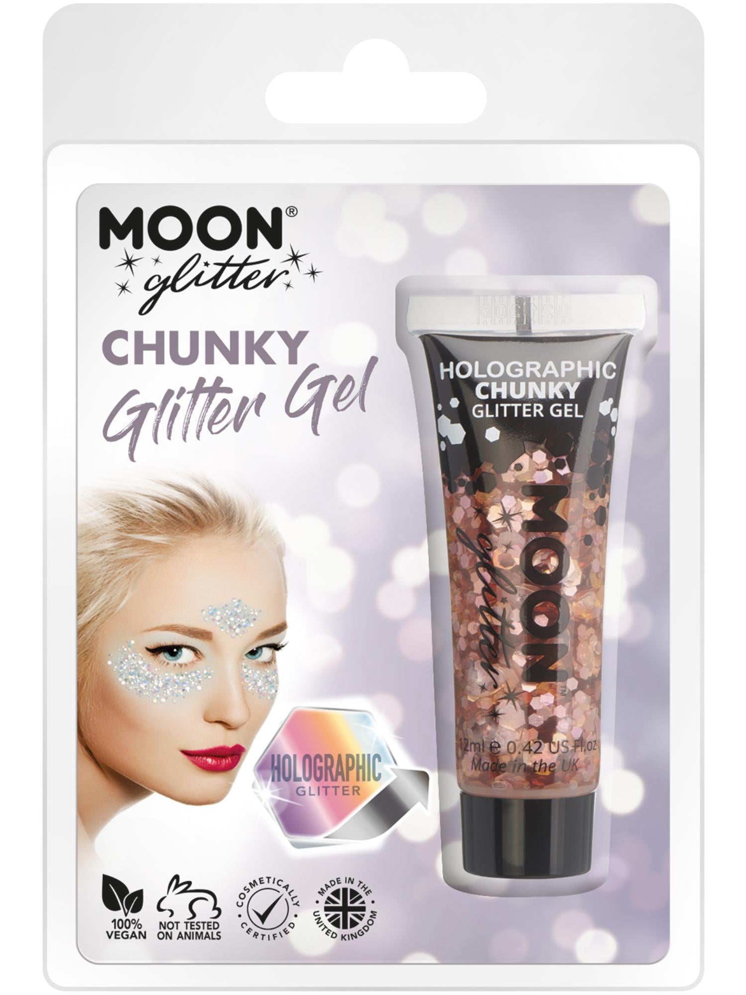 Moon Glitter Holographic Chunky Glitter Gel