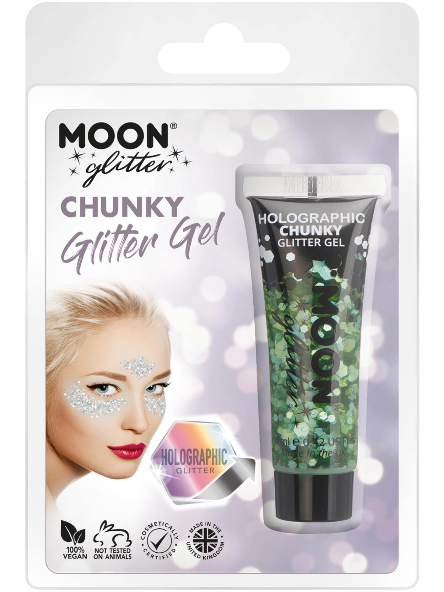Moon Glitter Holographic Chunky Glitter Gel