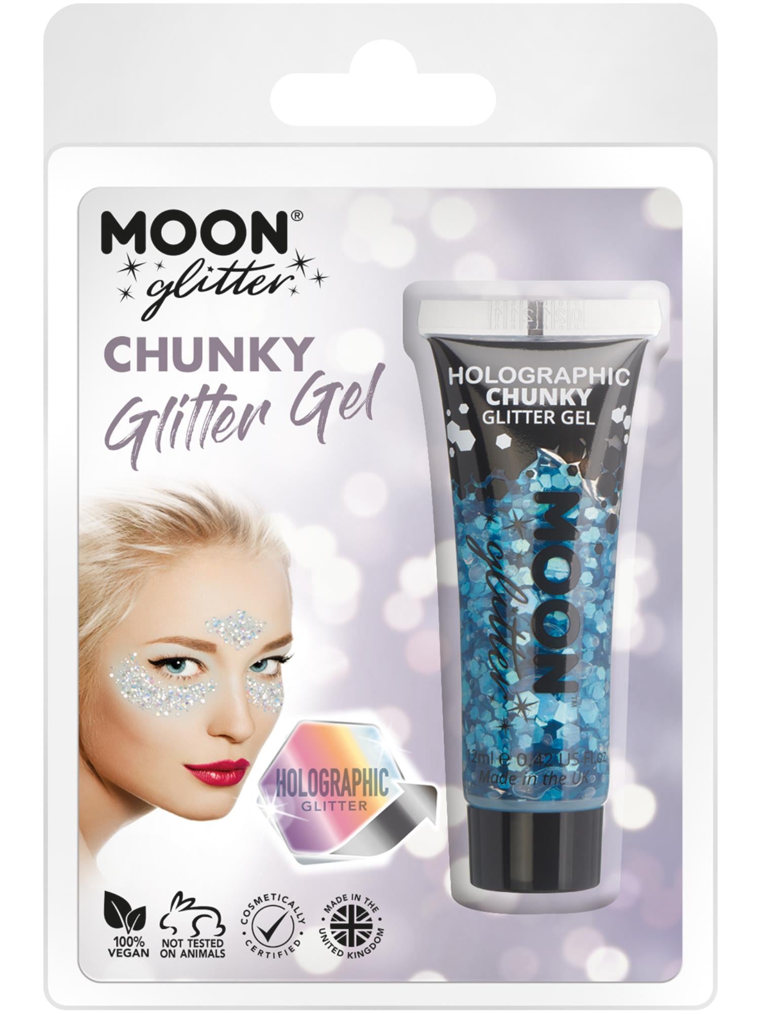Moon Glitter Holographic Chunky Glitter Gel