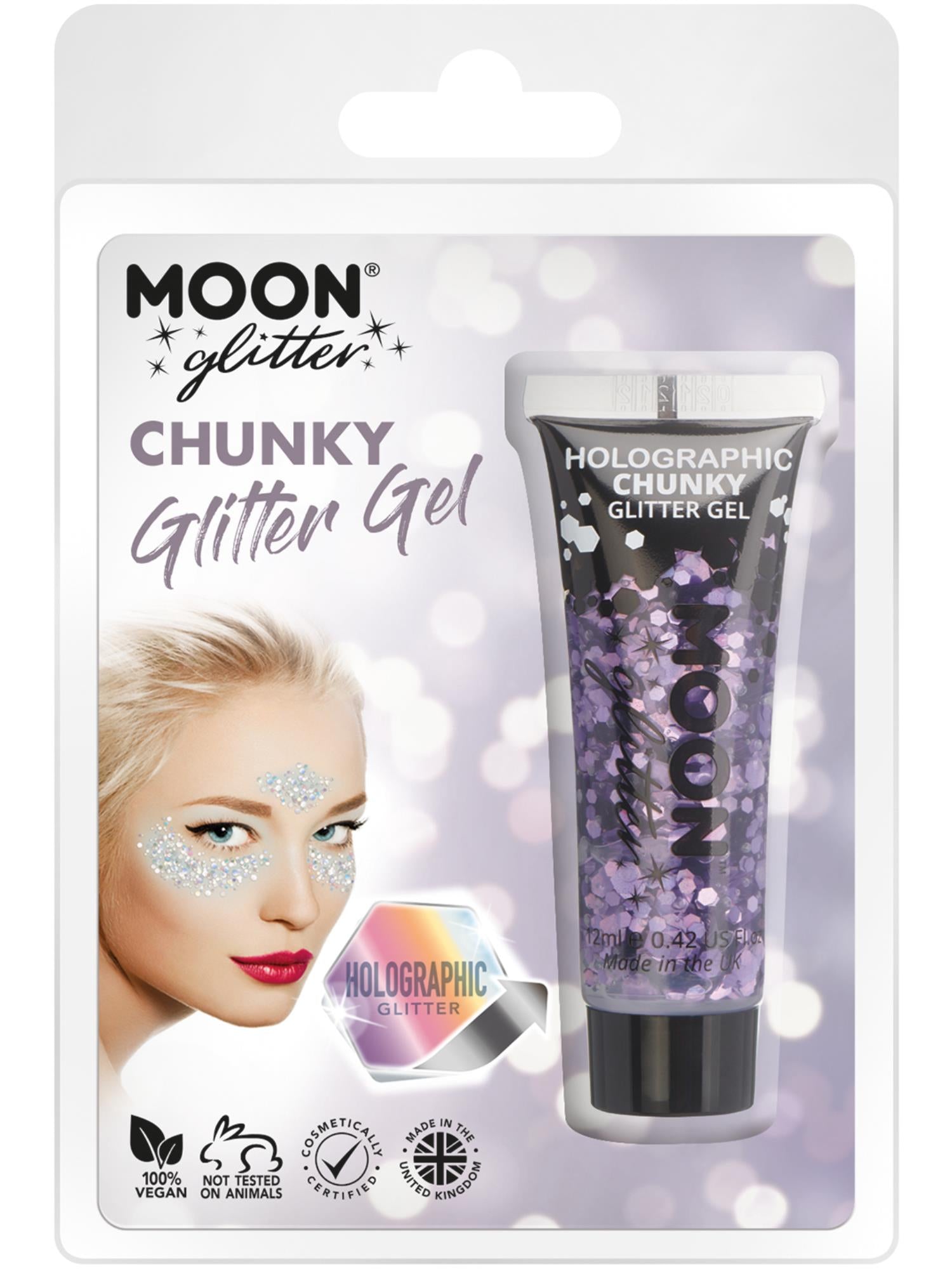 Moon Glitter Holographic Chunky Glitter Gel