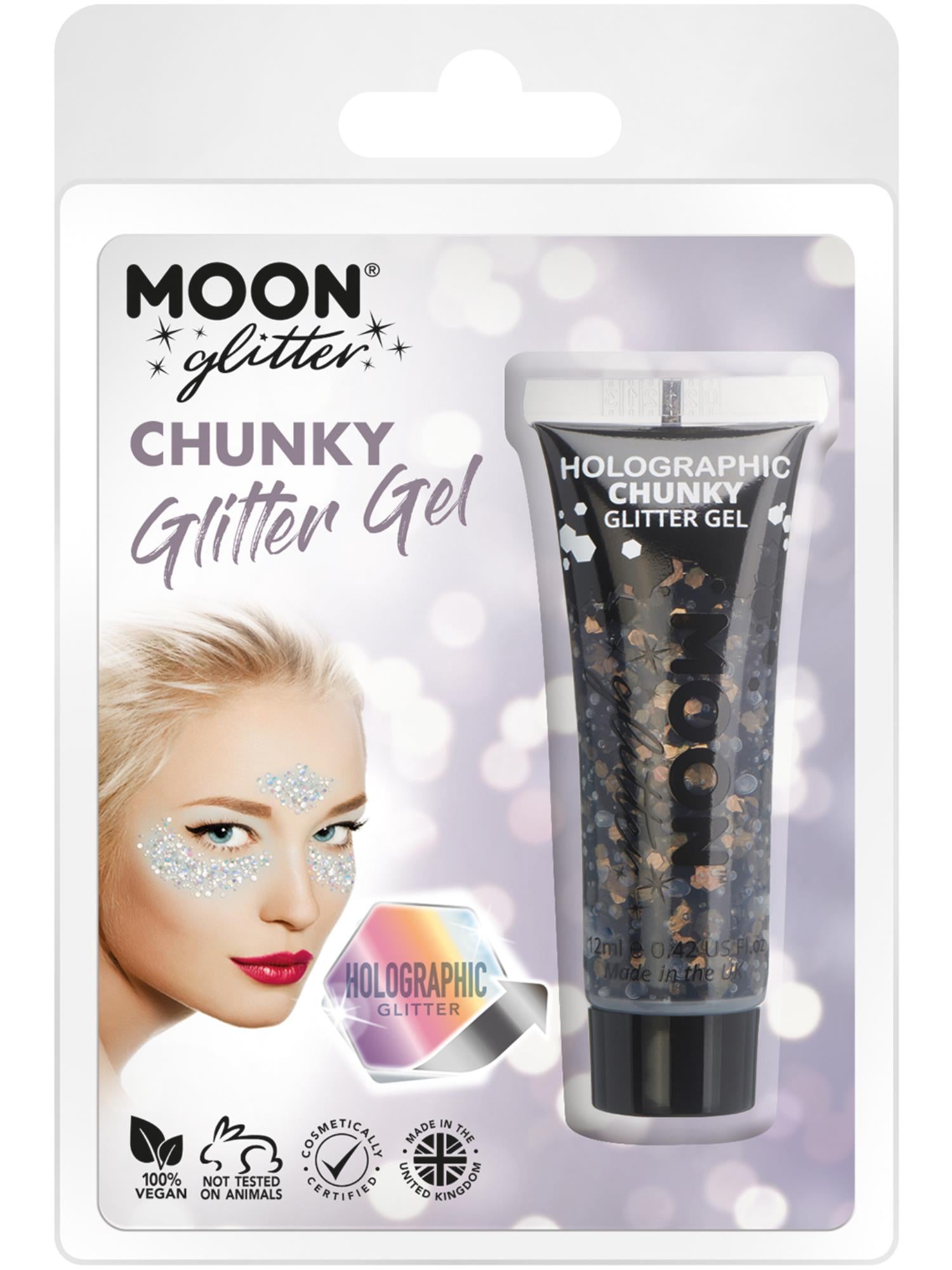 Moon Glitter Holographic Chunky Glitter Gel