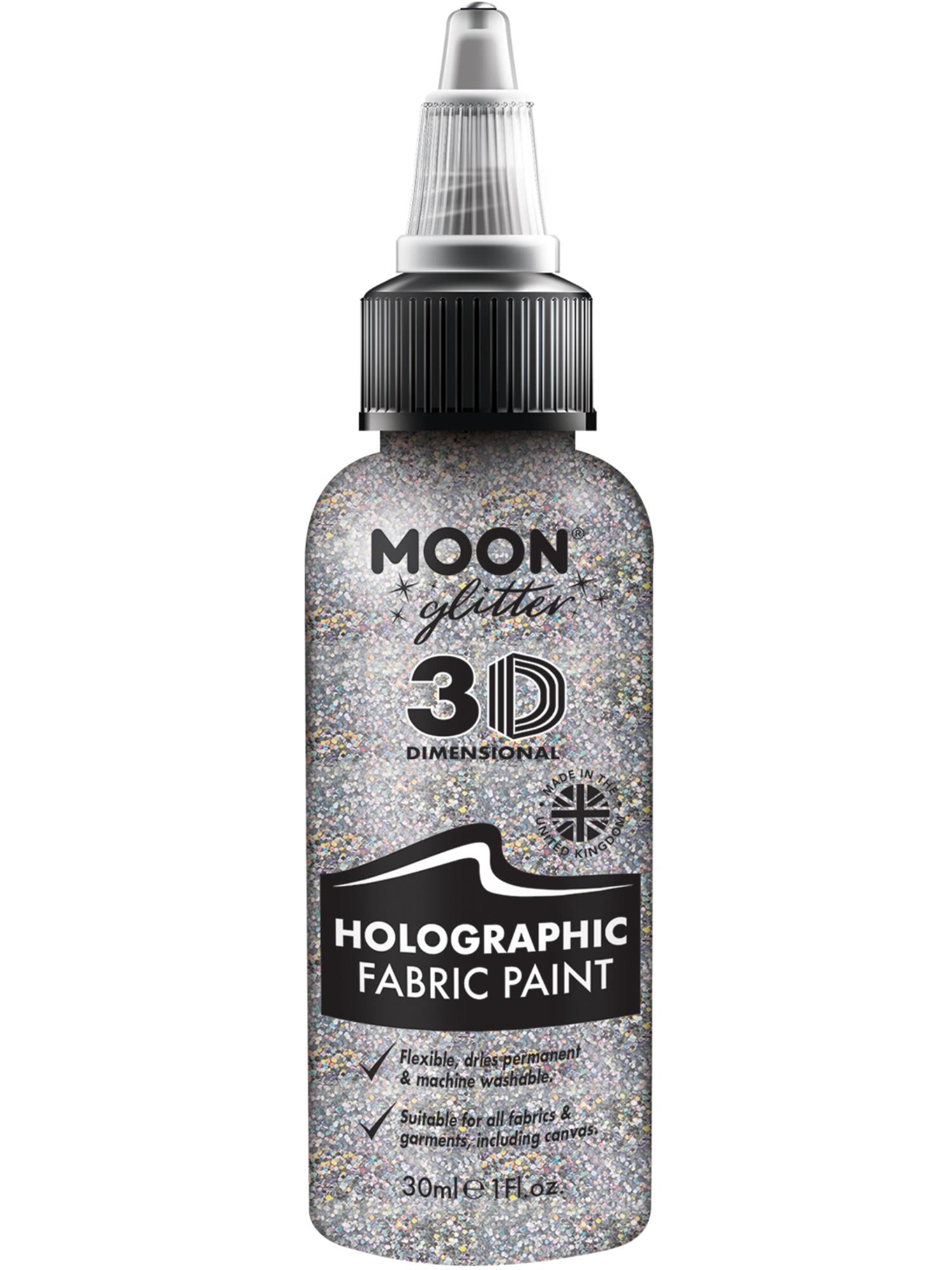 Moon Glitter holografische glittertextielverf