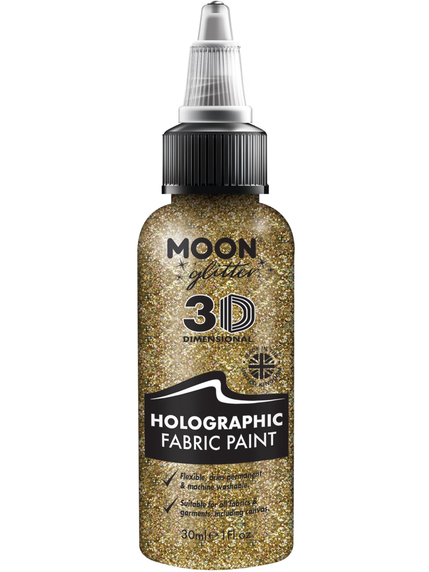 Moon Glitter holografische glittertextielverf